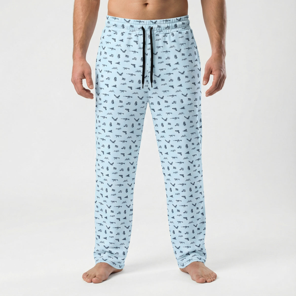 A Few of My Favorite Things Blue Wide-leg Joggers