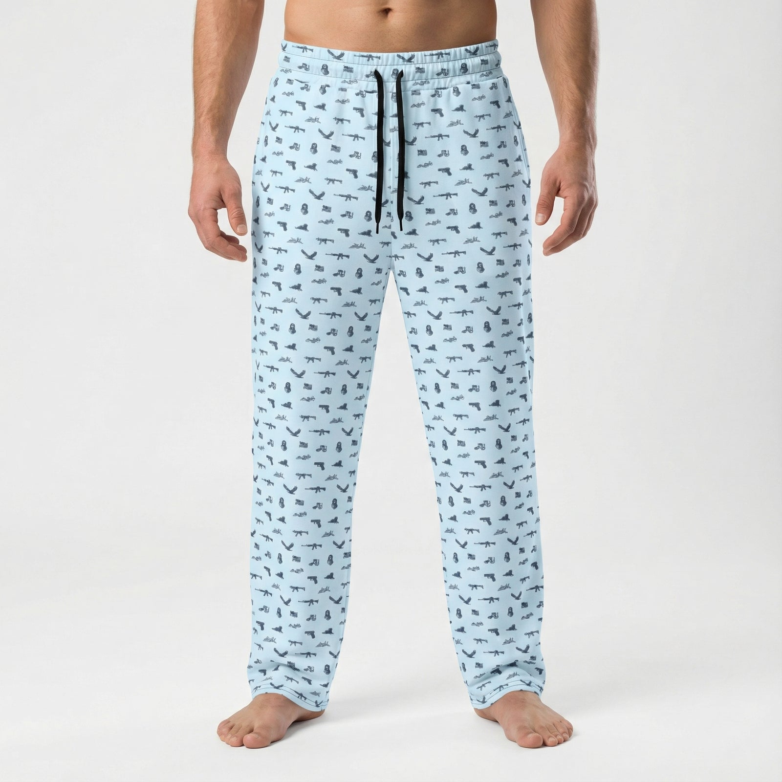 A Few of My Favorite Things Blue Wide-leg Joggers