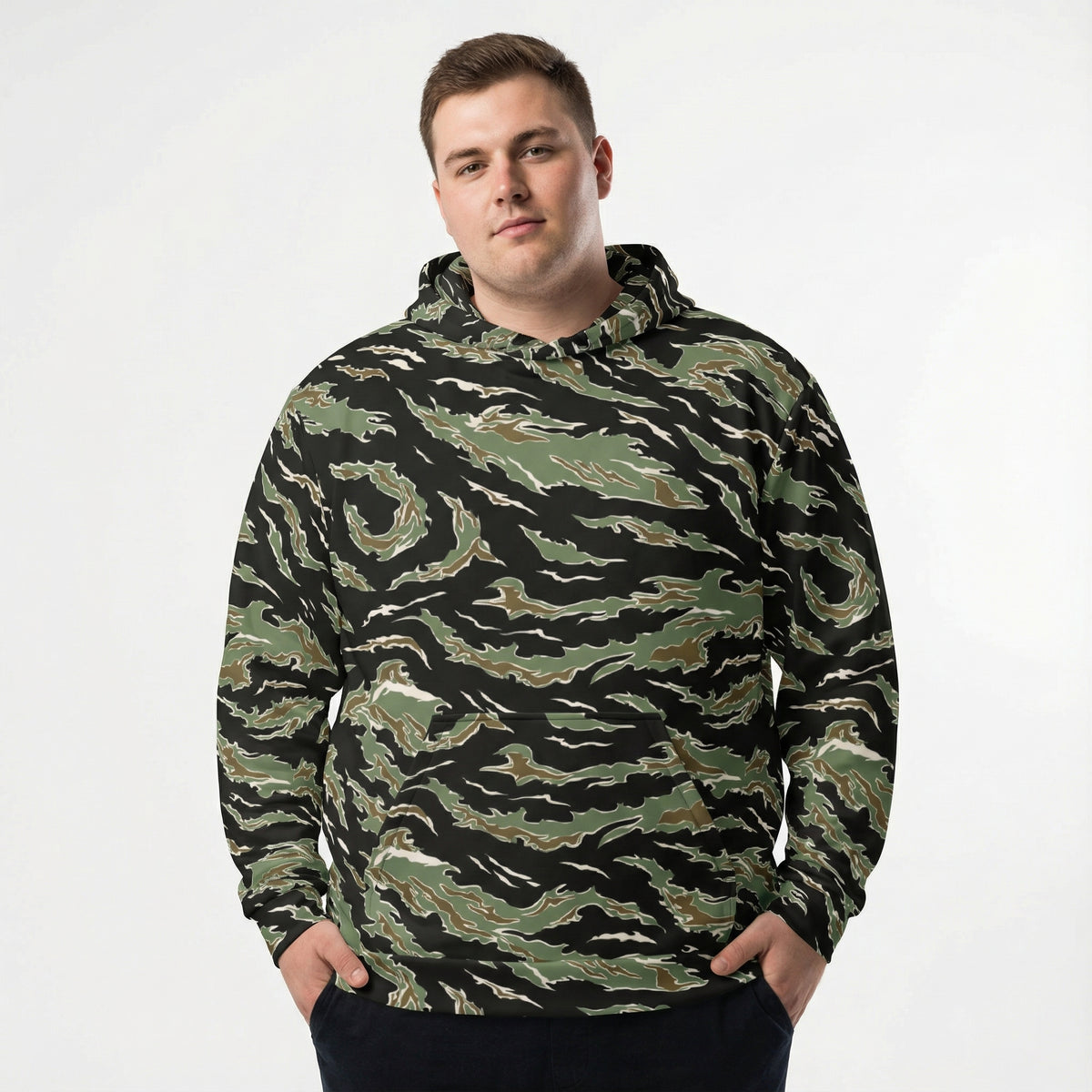 Tiger Stripe Jungle Camouflage Hoodie