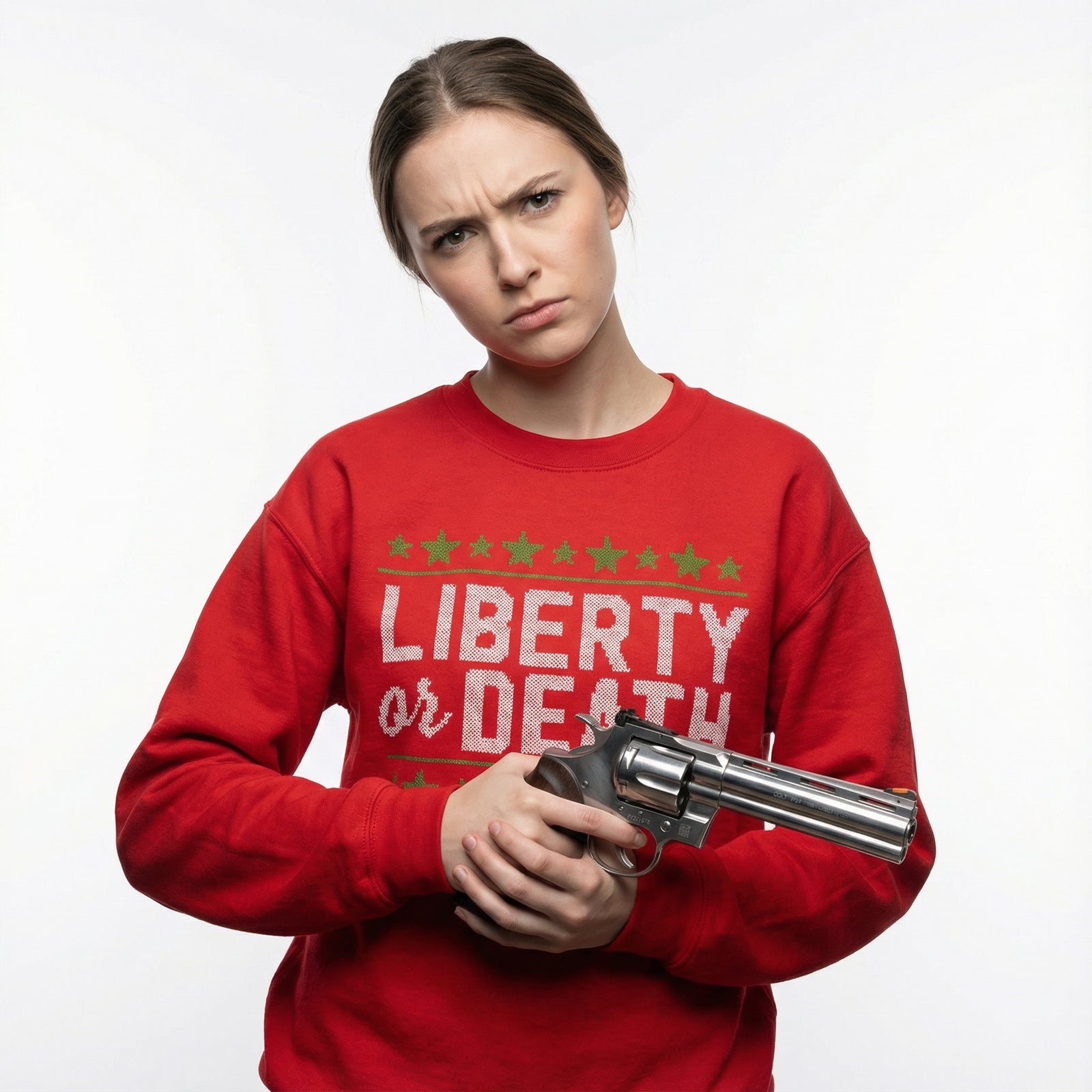 Liberty Or Death Ugly Christmas Sweatshirt