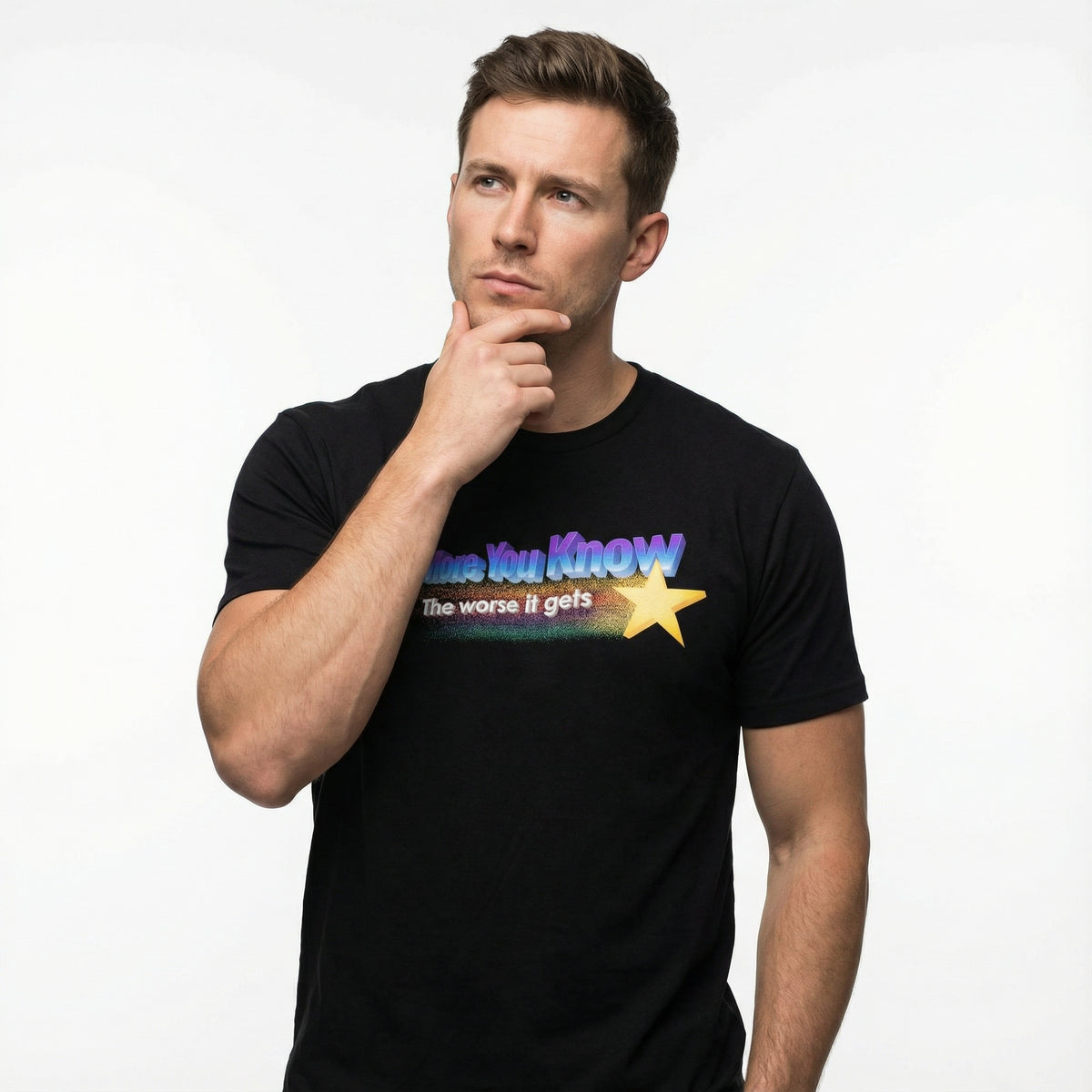 The More You Know The Worse It Gets Short-Sleeve Unisex T-Shirt