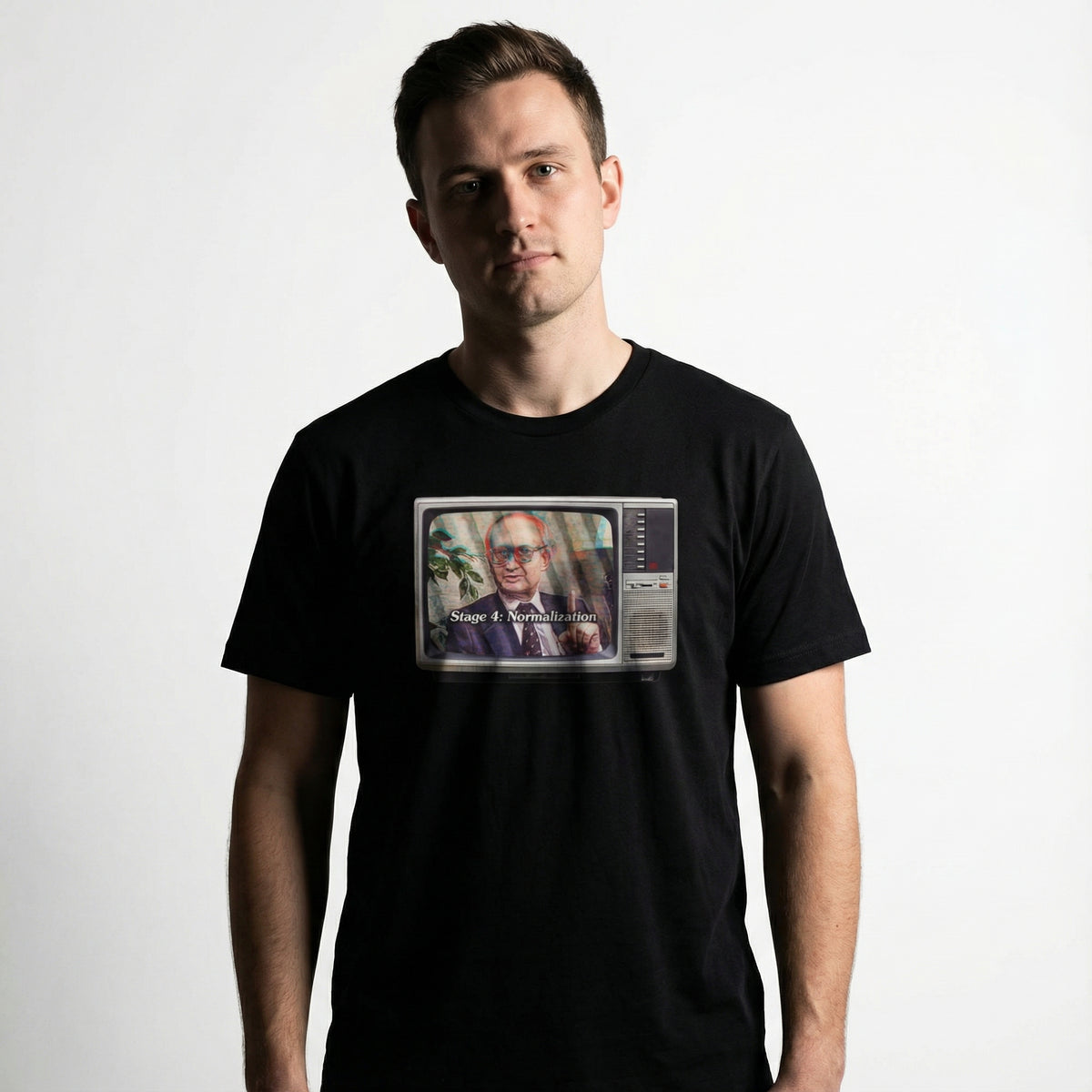 Yuri Bezmenov The Fourth Stages of Ideological Subversion Short-Sleeve Graphic T-Shirt