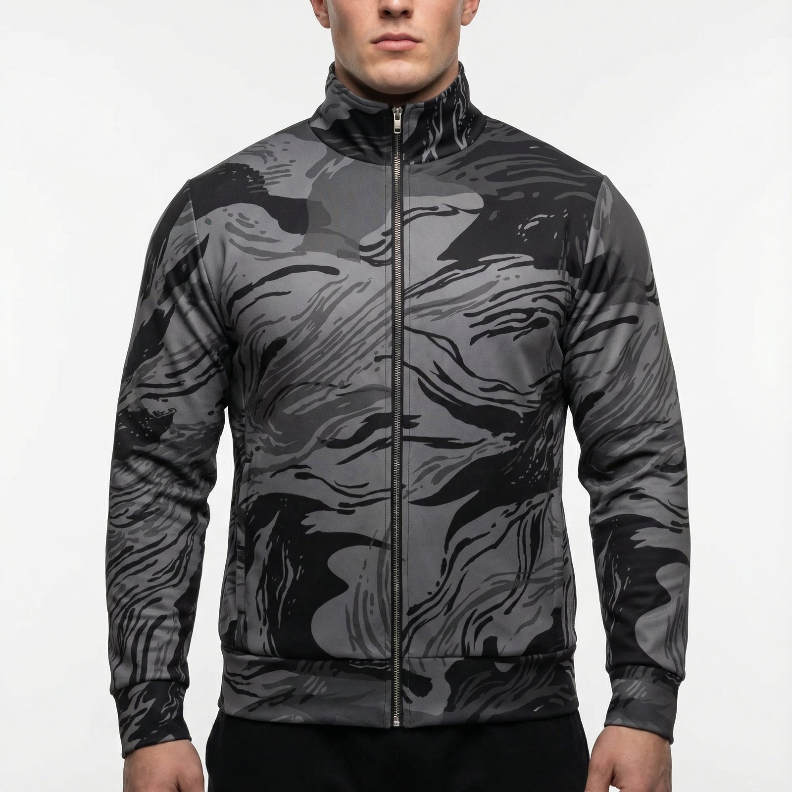 Night Shift Rhodesian Brushstroke Unisex track jacket