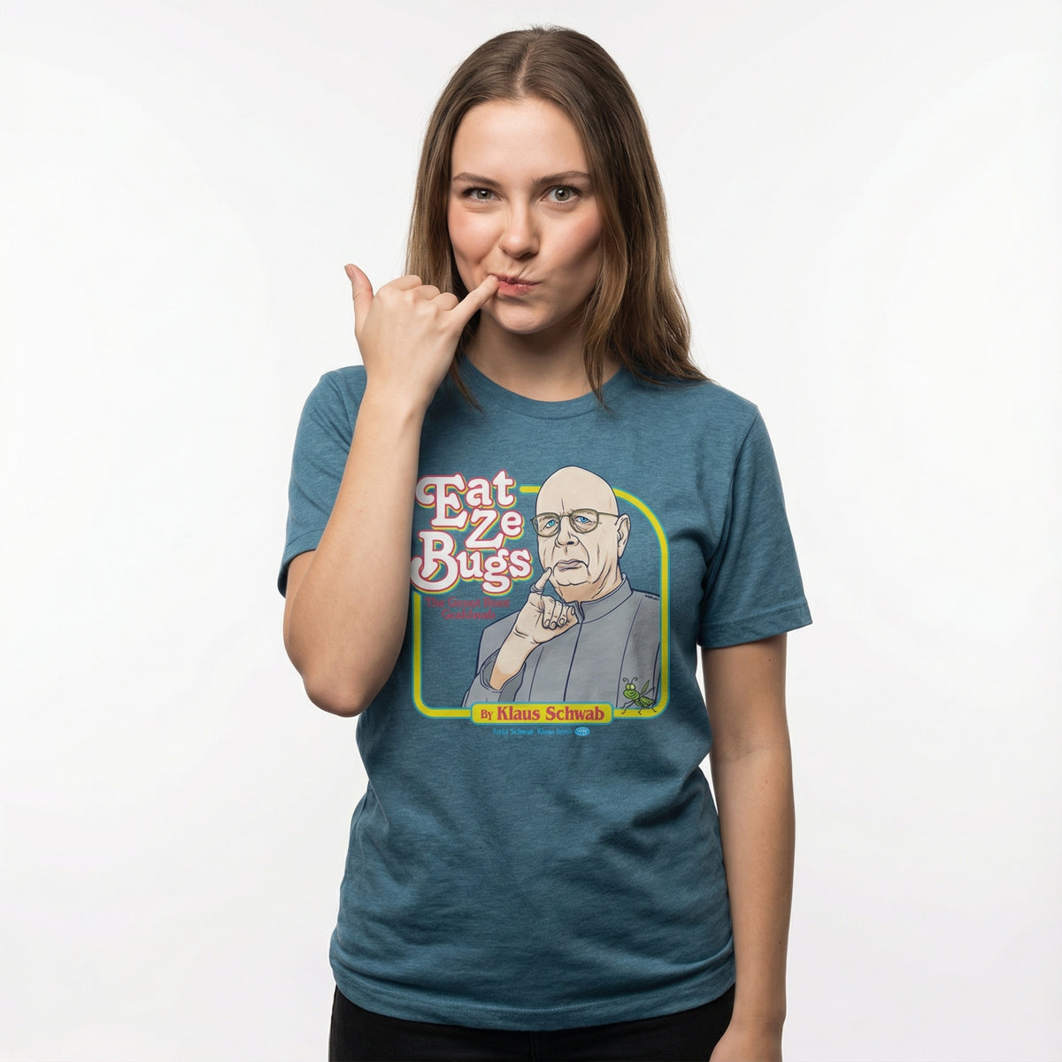 Eat Ze Bugs Great Reset Cookbook with Klaus T-Shirt