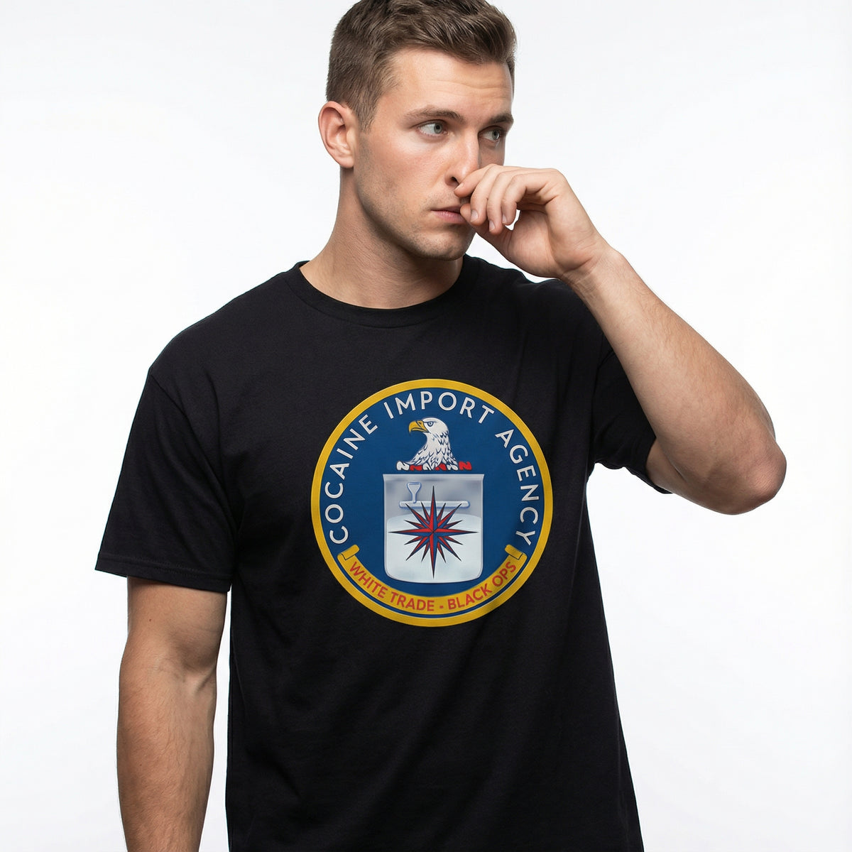 CIA Cocaine Import Agency Men's Shirts