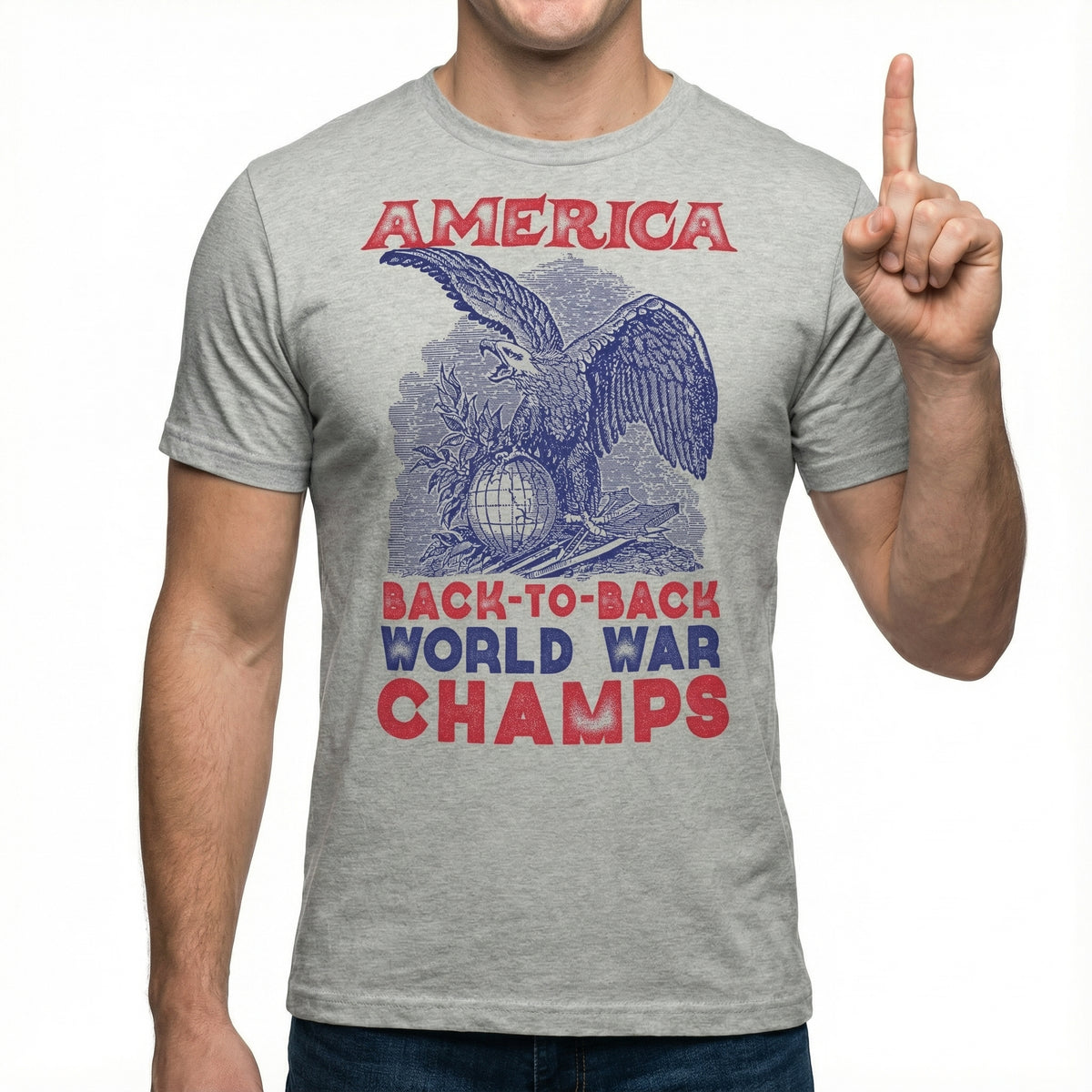 America Back to Back World War Champs T-Shirt
