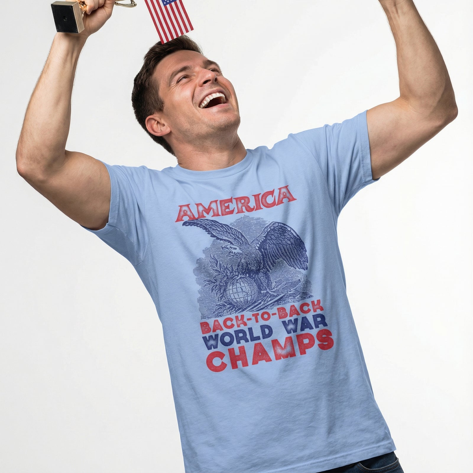 America Back to Back World War Champs T-Shirt