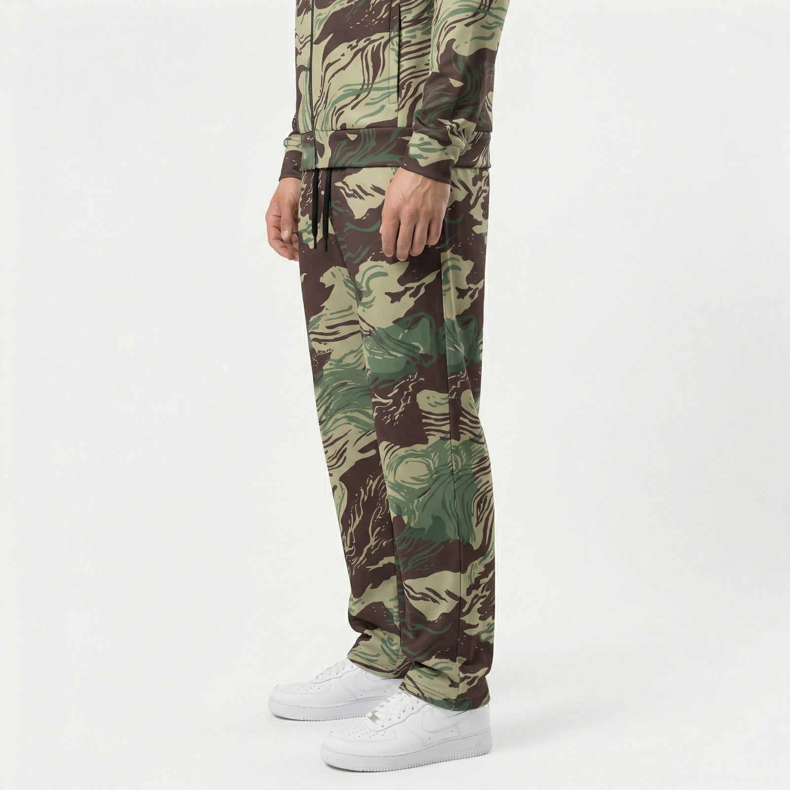 Rhodesian Brushstroke Camo Wide-leg Joggers
