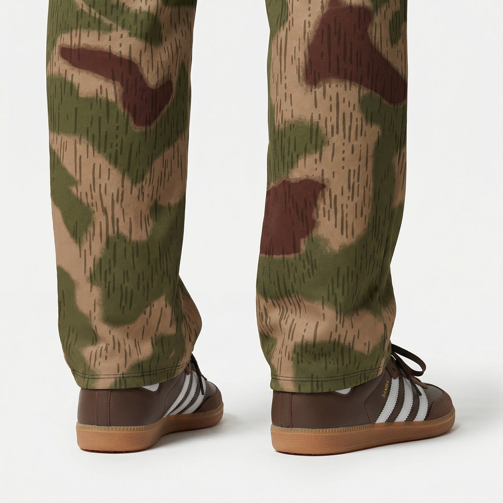 Sumpftarnmuster Swamp Camo Wide-leg Track Pants
