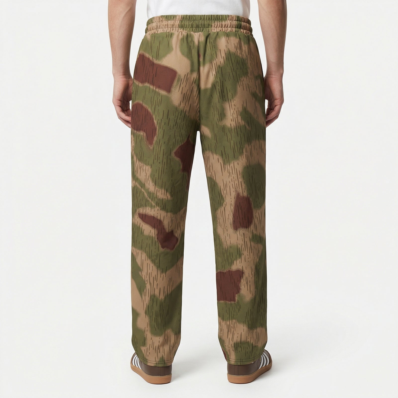Sumpftarnmuster Swamp Camo Wide-leg Track Pants