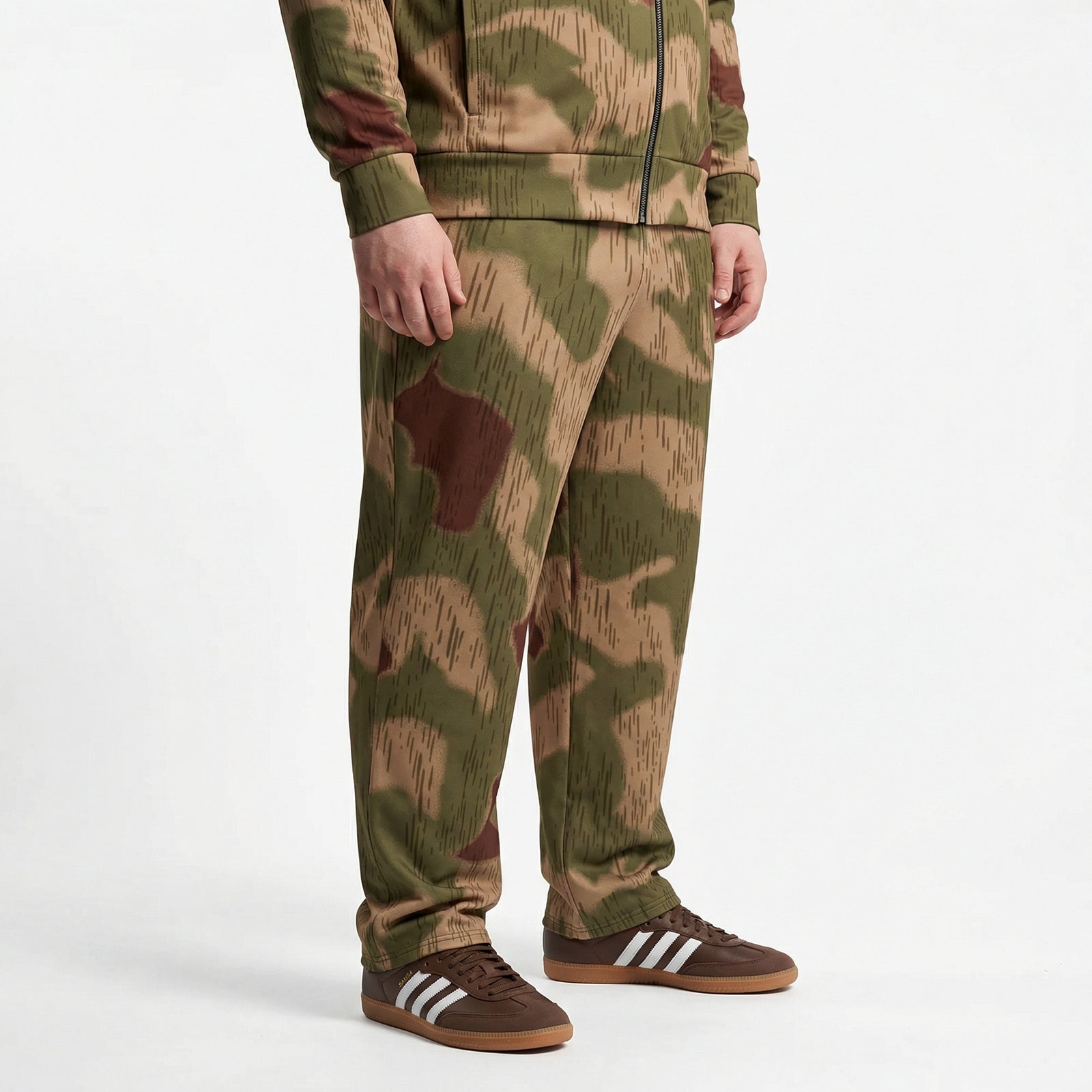Sumpftarnmuster Swamp Camo Wide-leg Track Pants