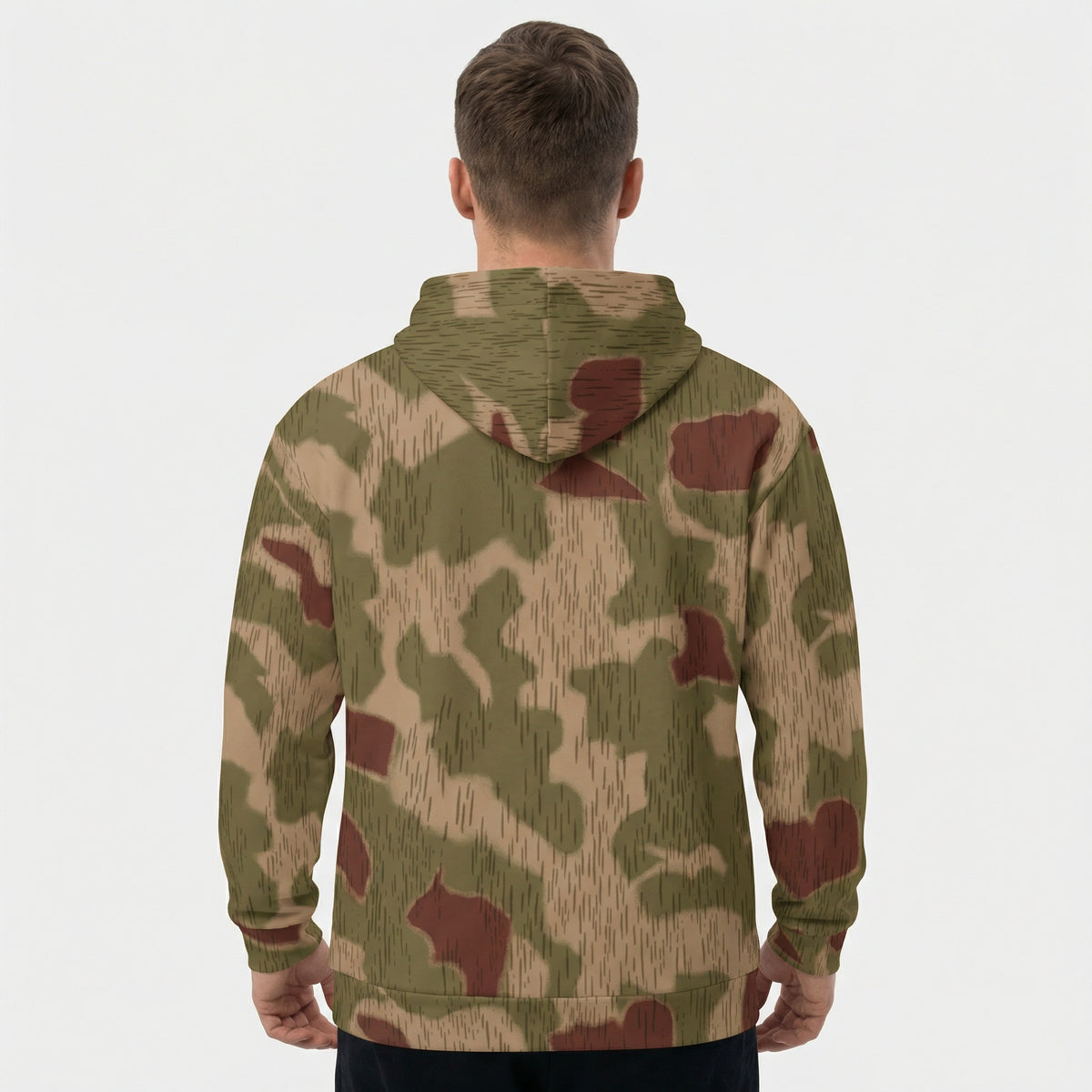 Sumpftarnmuster Camouflage Cotton Hoodie