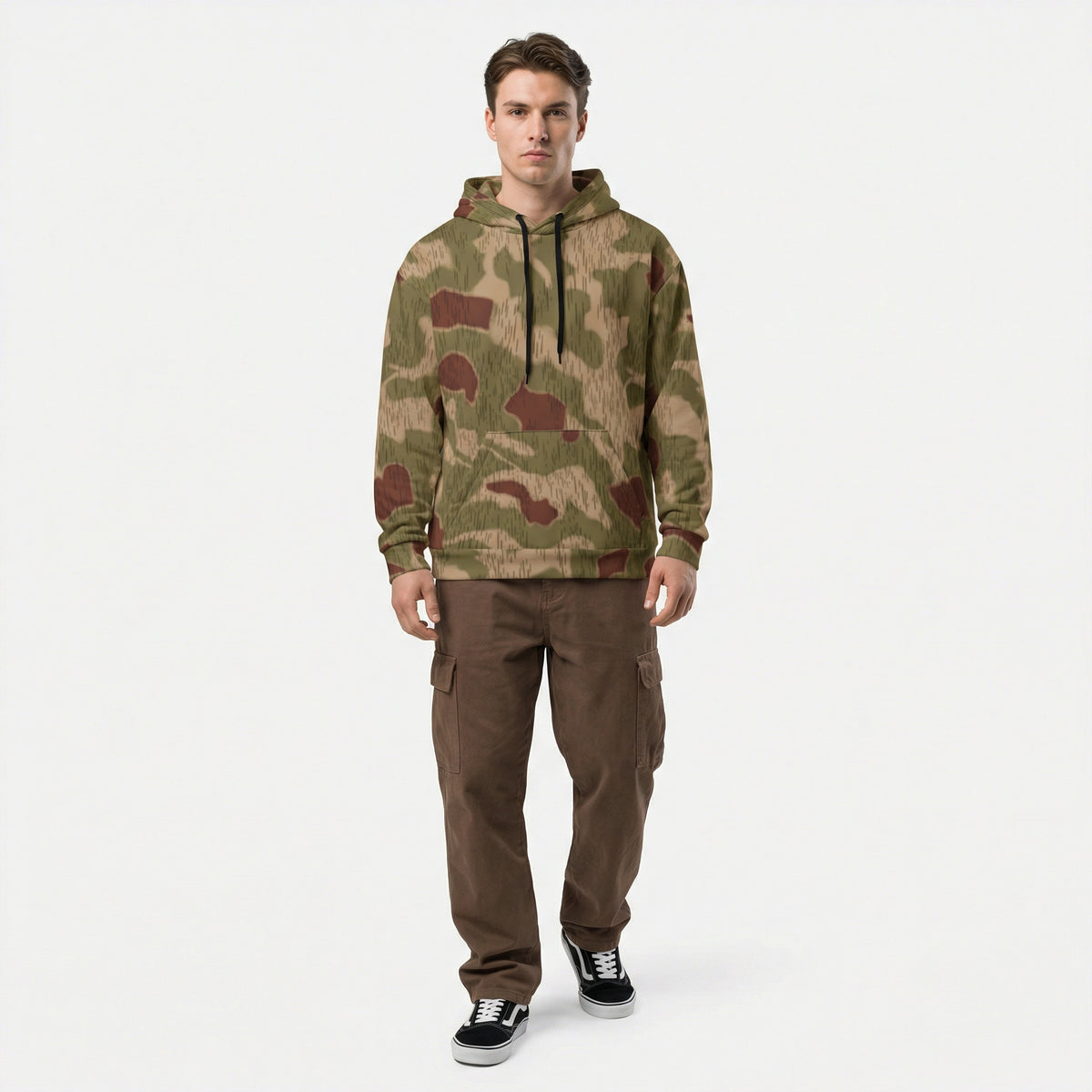 Sumpftarnmuster Camouflage Cotton Hoodie