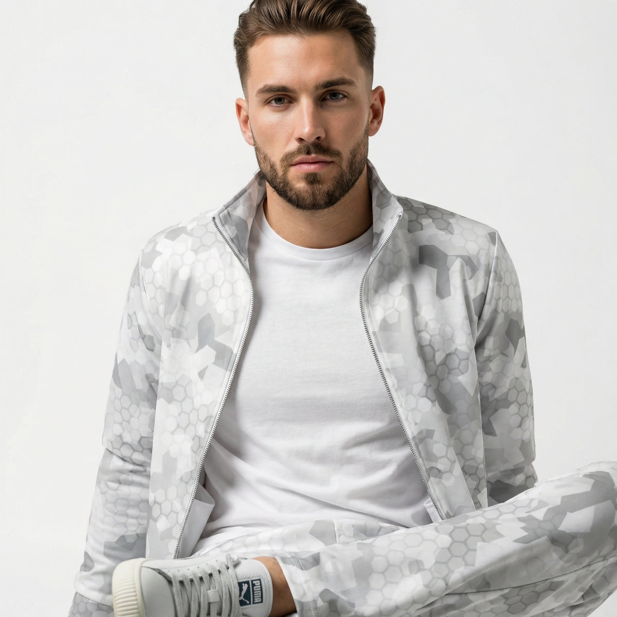 Arctic Shatter M23 Splinter Camouflage Track Jacket