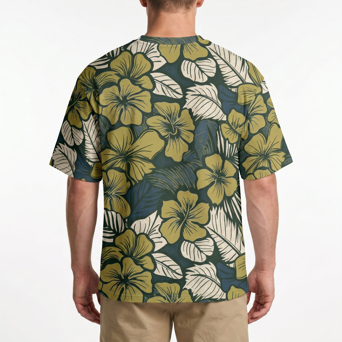 Tiki Heaven Oversized Cotton T-Shirt