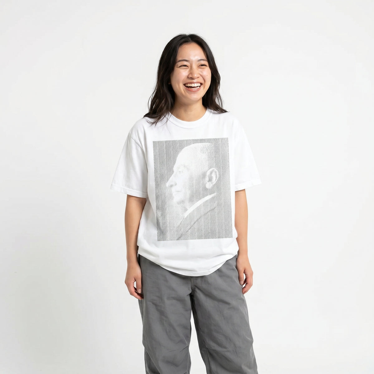 Ludwig von Mises Quote Portrait Heavyweight Tee