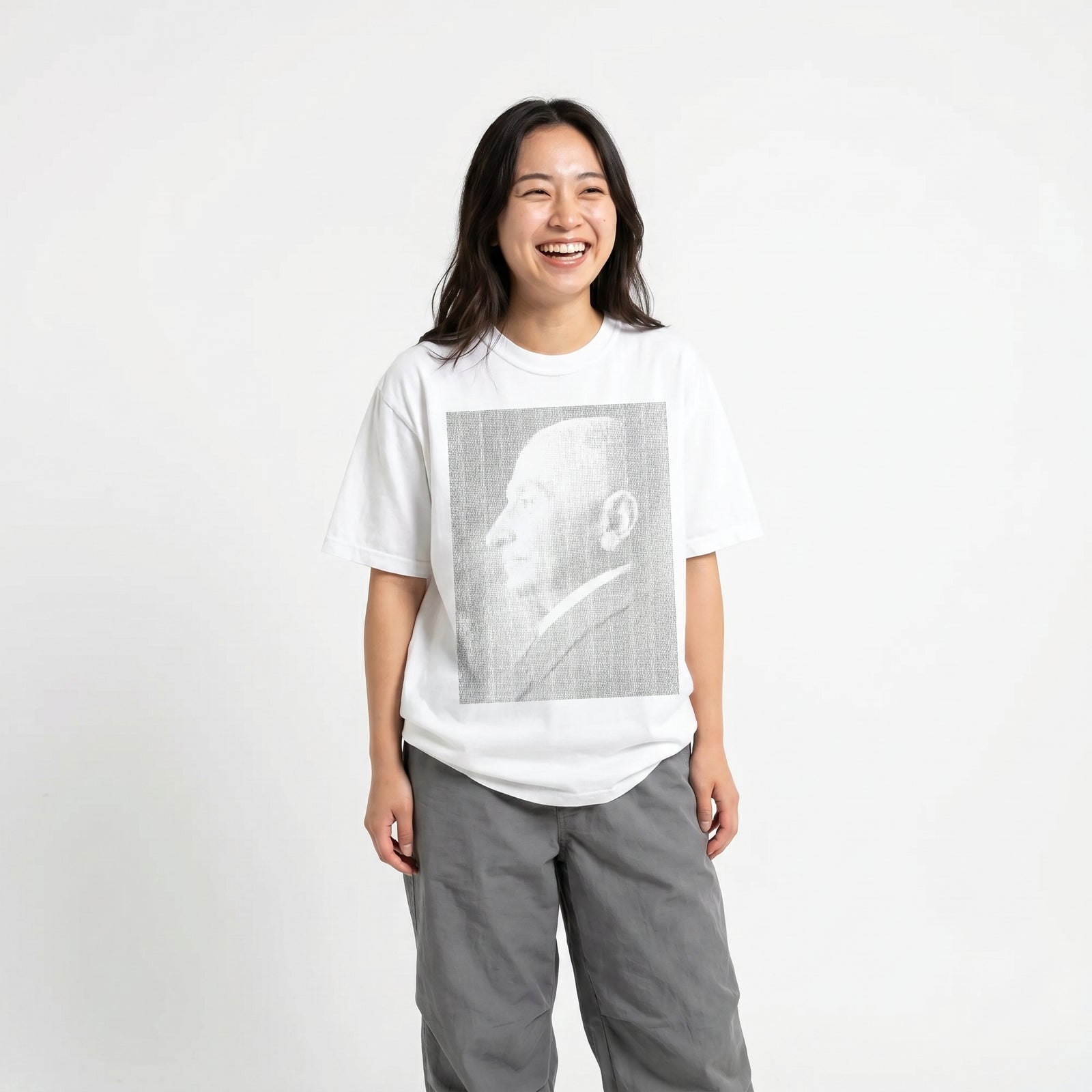Ludwig von Mises Quote Portrait Heavyweight Tee