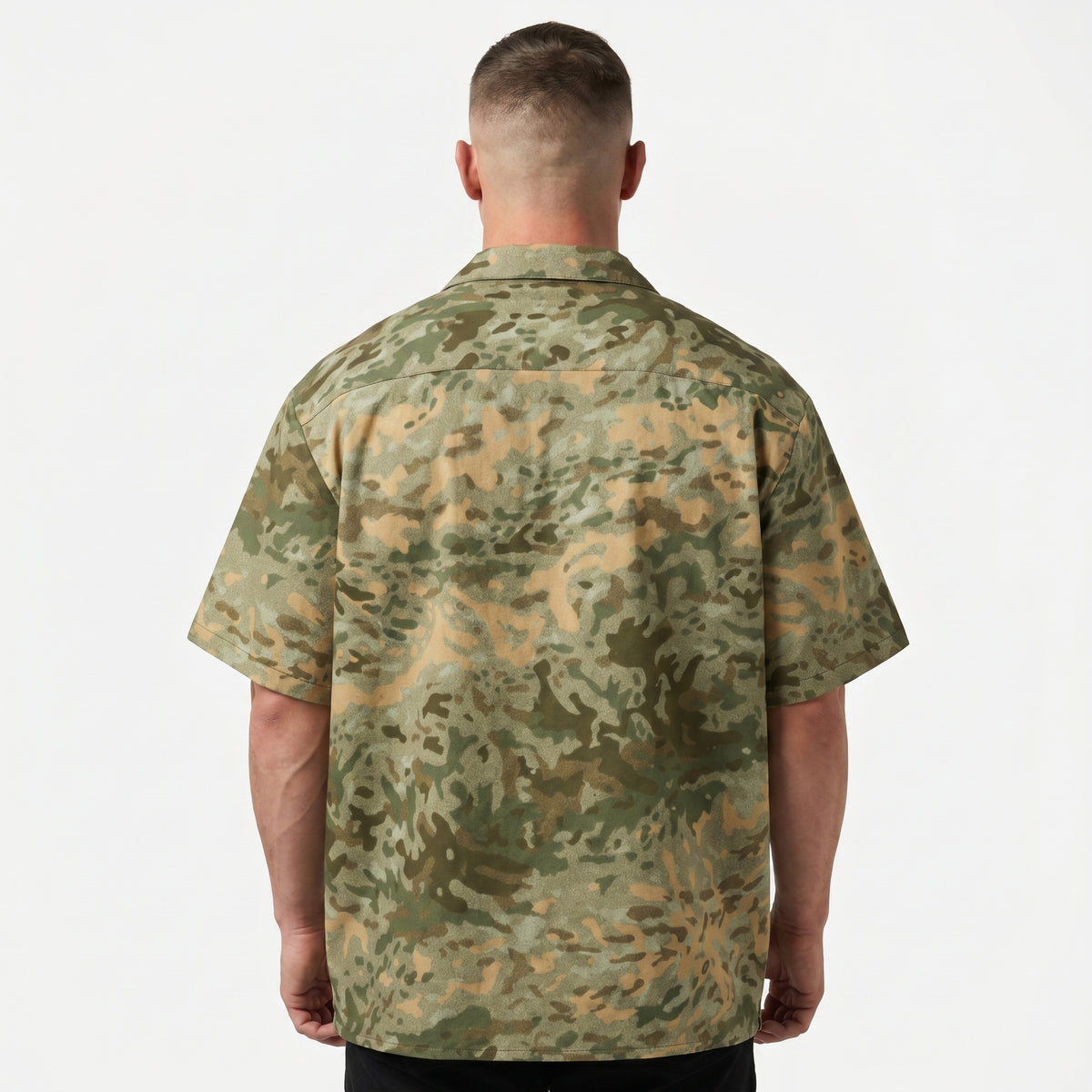 Summer Splotch Button-Up Camo Shirt