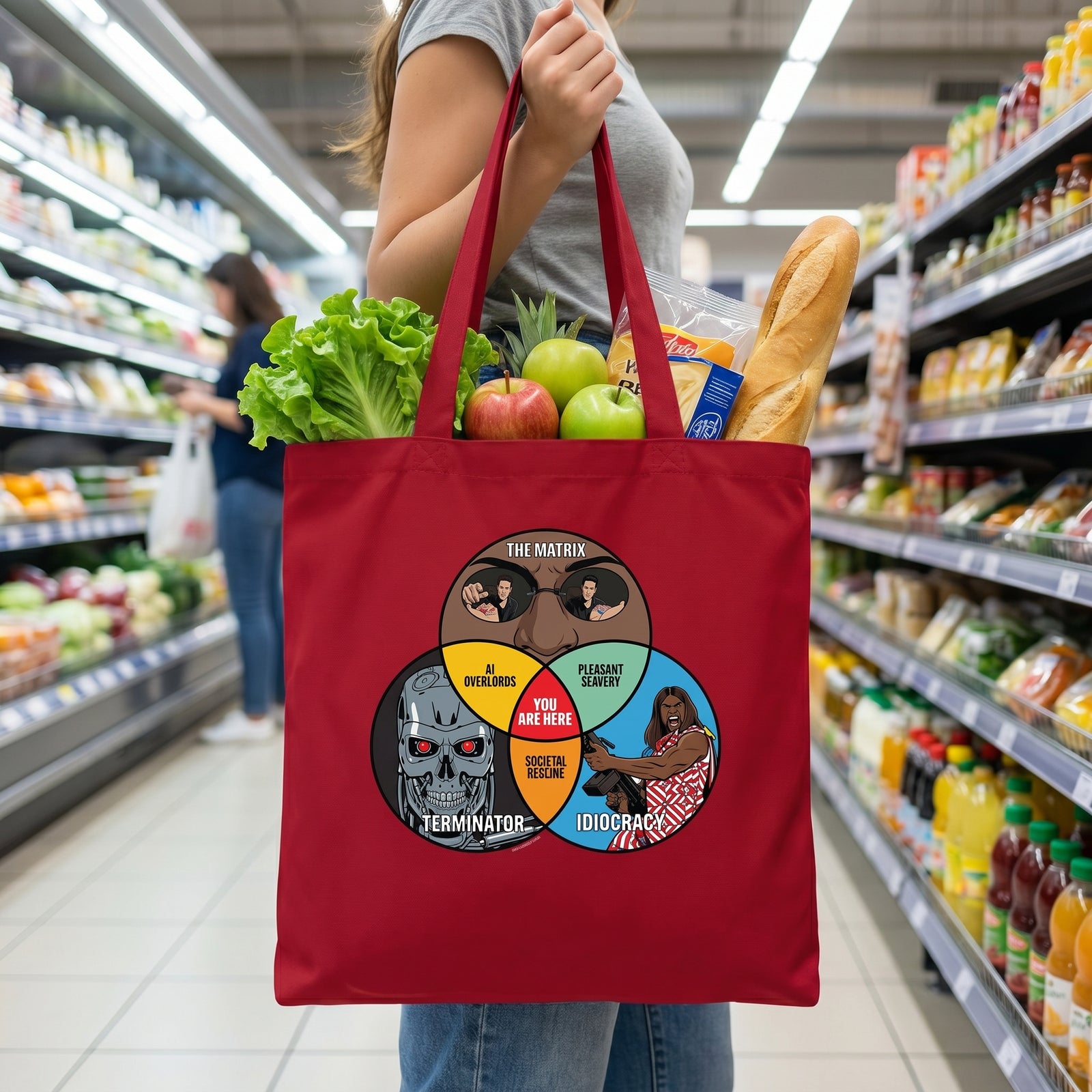 Venn of Movie Dystopia Funbag Tote