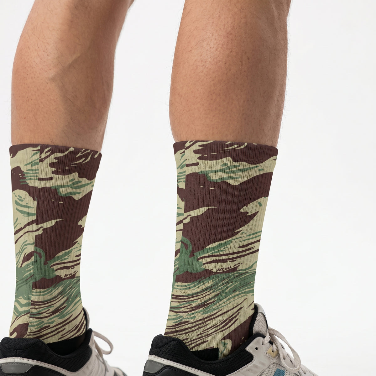 Rhodesian Brushstroke Bush Socks