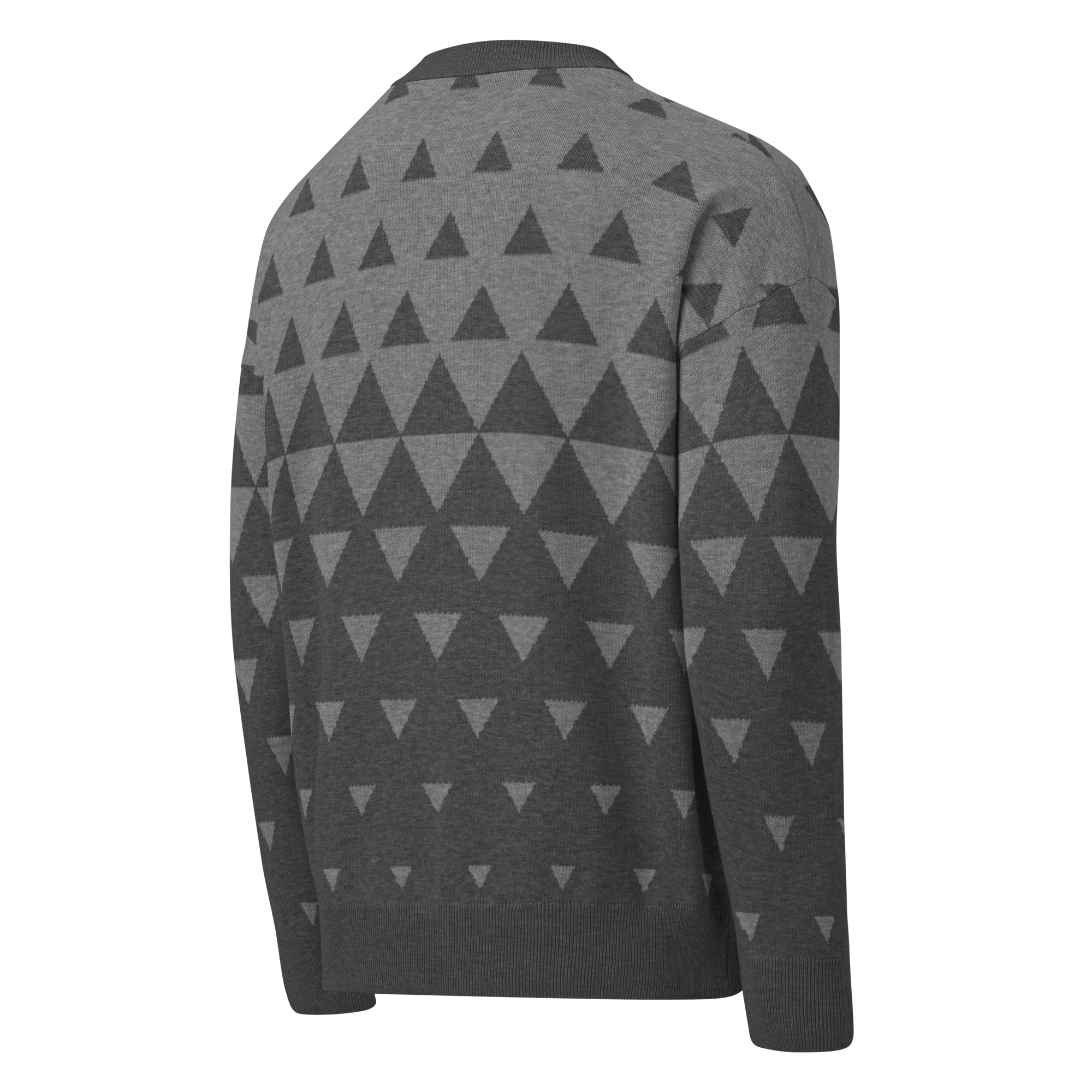 The Angle Relaxed Fit Knitted Crew Neck Sweater