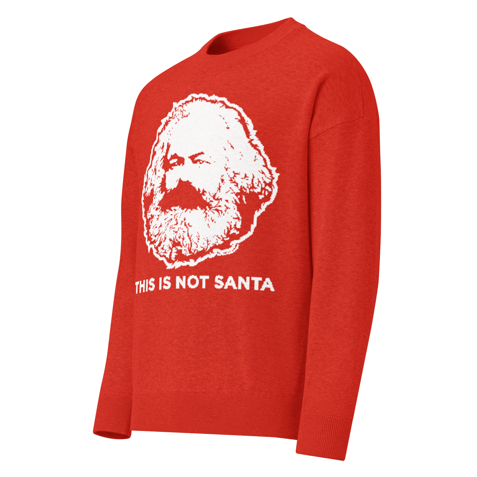 Karl Marx This Isn't Santa Relaxed Fit Knit Sweater