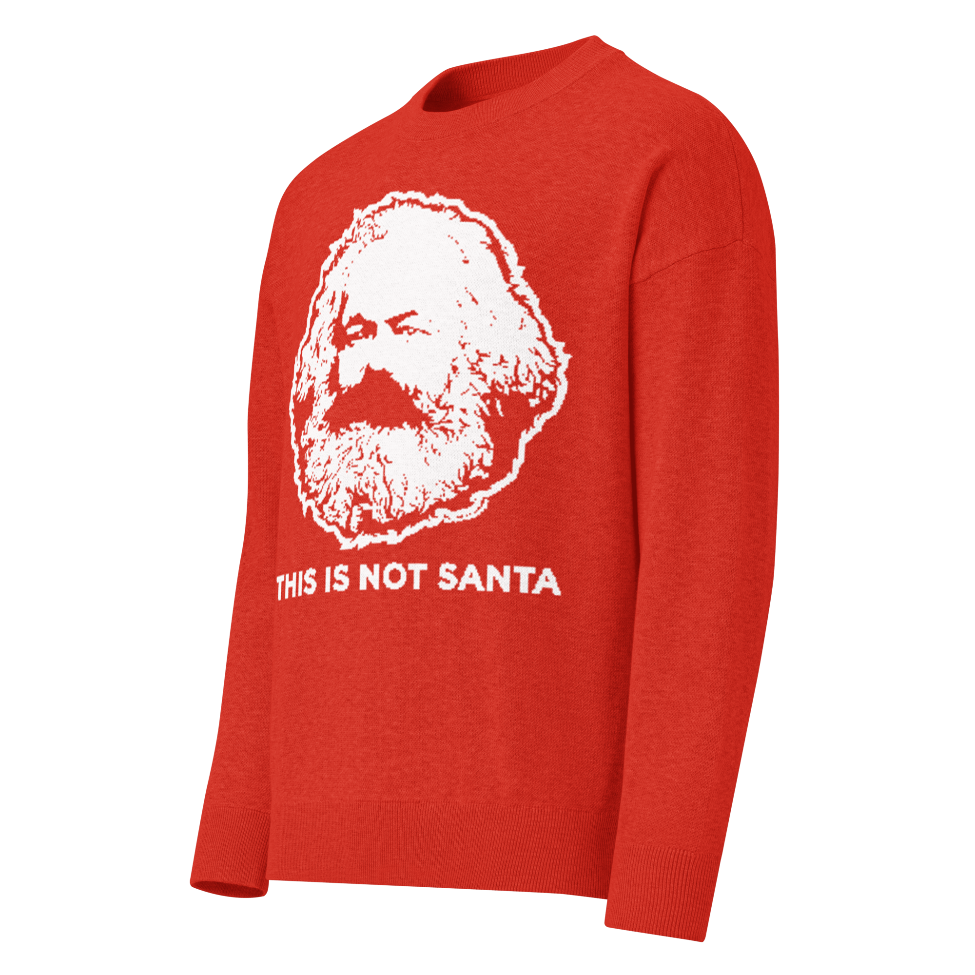Karl Marx This Isn't Santa Relaxed Fit Knit Sweater