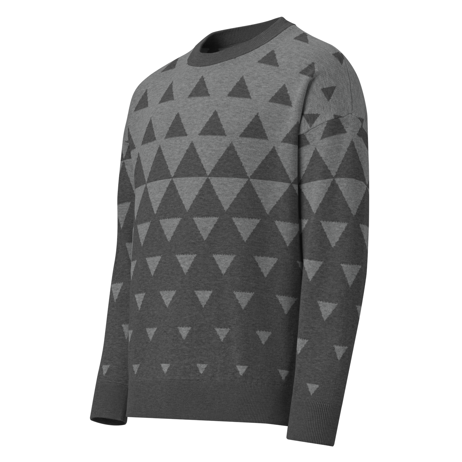 The Angle Relaxed Fit Knitted Crew Neck Sweater