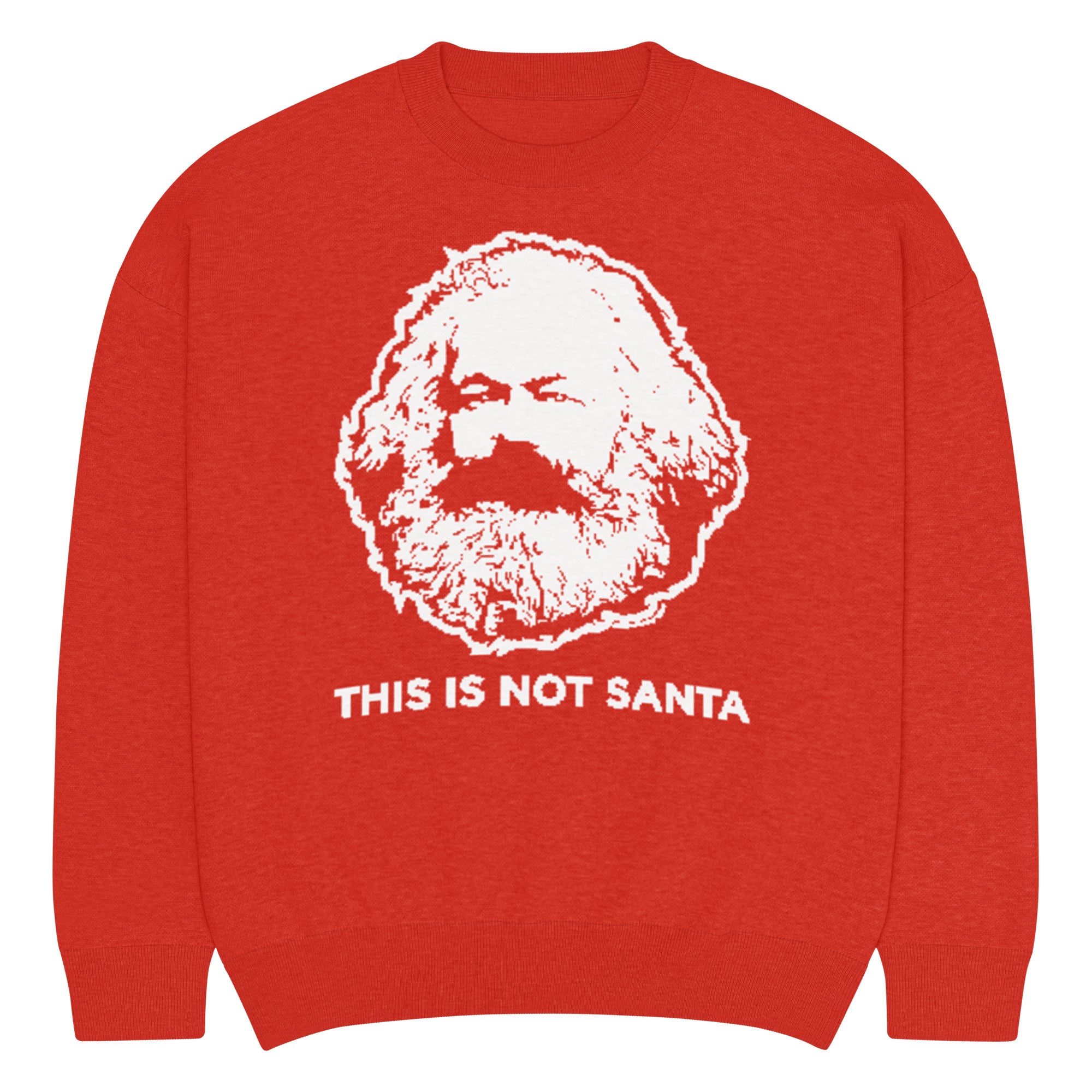 Karl Marx This Isn't Santa Relaxed Fit Knit Sweater