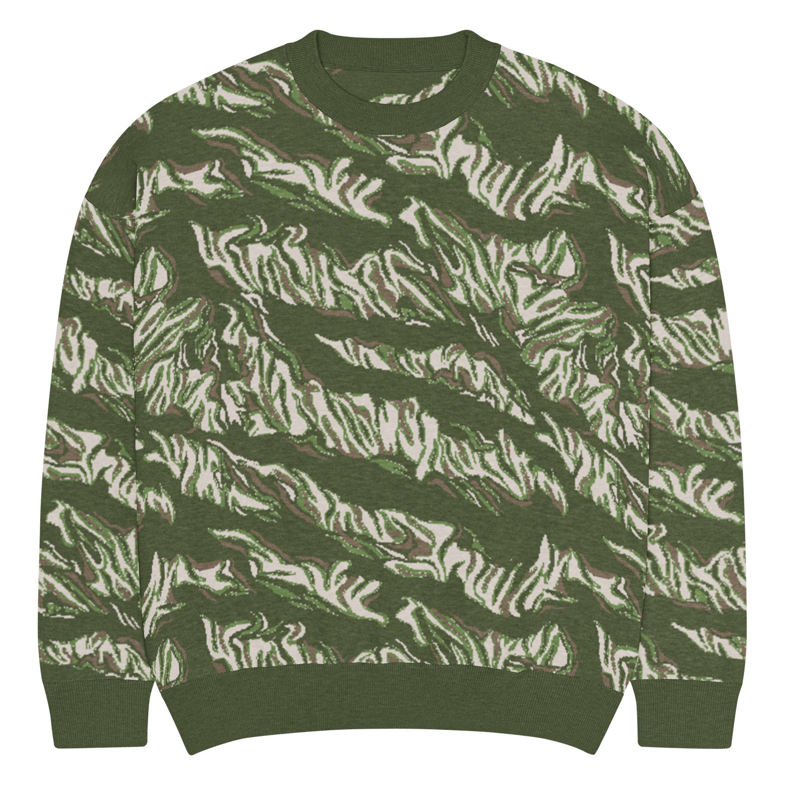Disruptive Jungle Pattern Relaxed fit knitted Feild Sweater