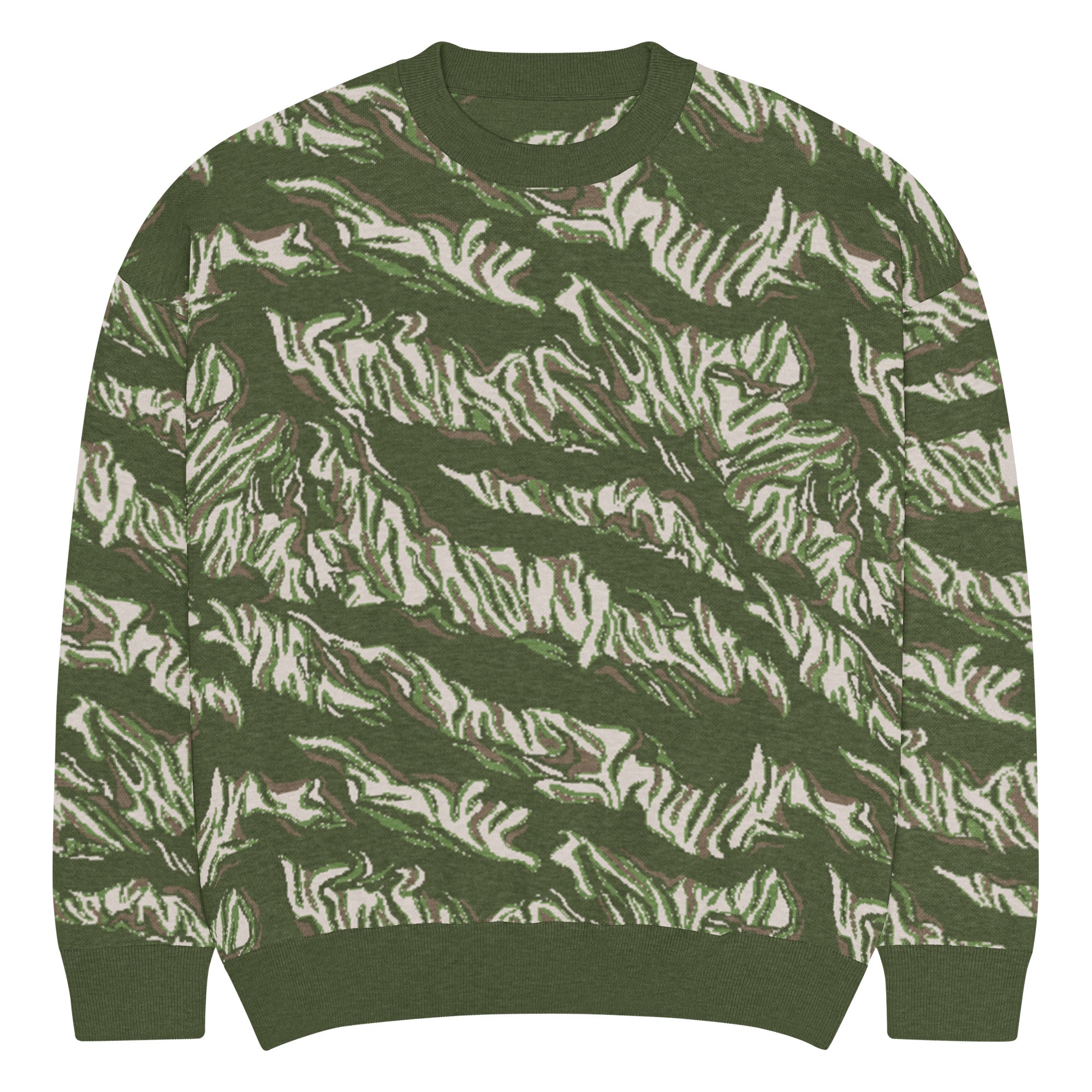 Disruptive Jungle Pattern Relaxed fit knitted Feild Sweater
