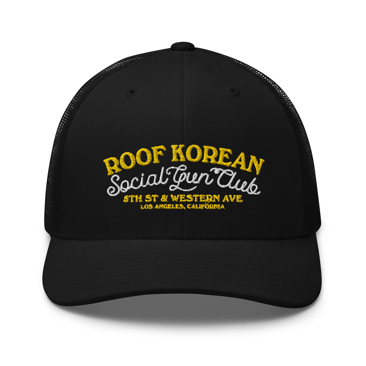 Roof Korean Social Gun Club Trucker Cap