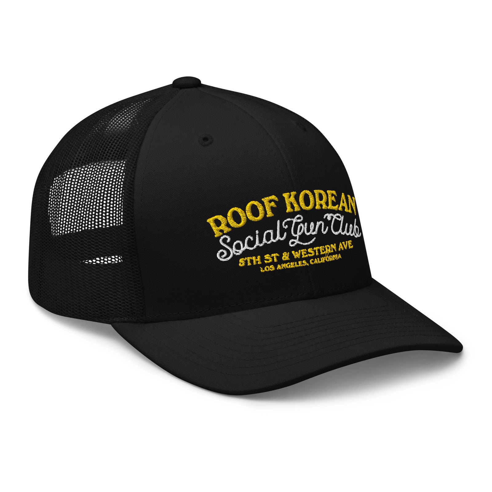 Roof Korean Social Gun Club Trucker Cap