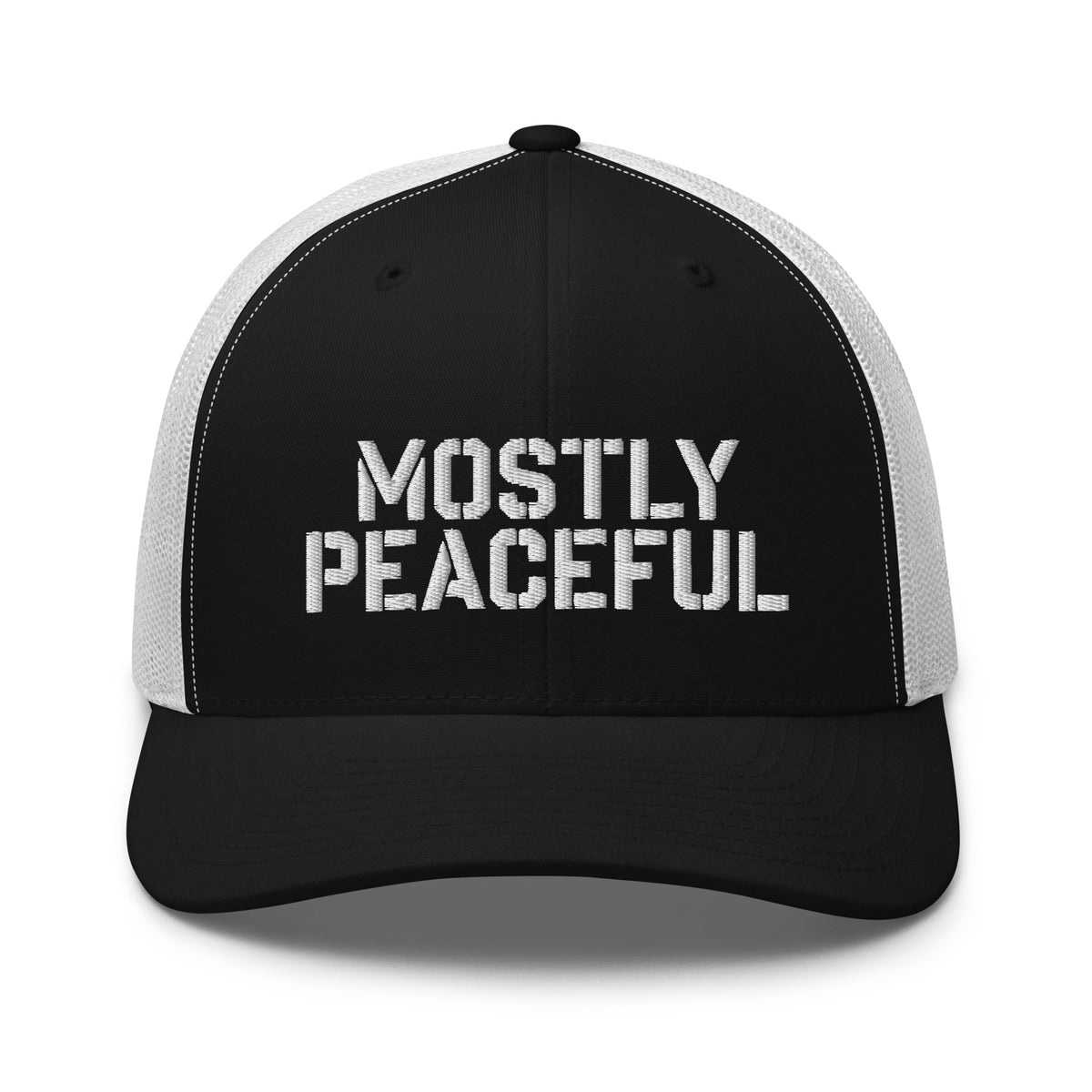 Mostly Peaceful Trucker Cap