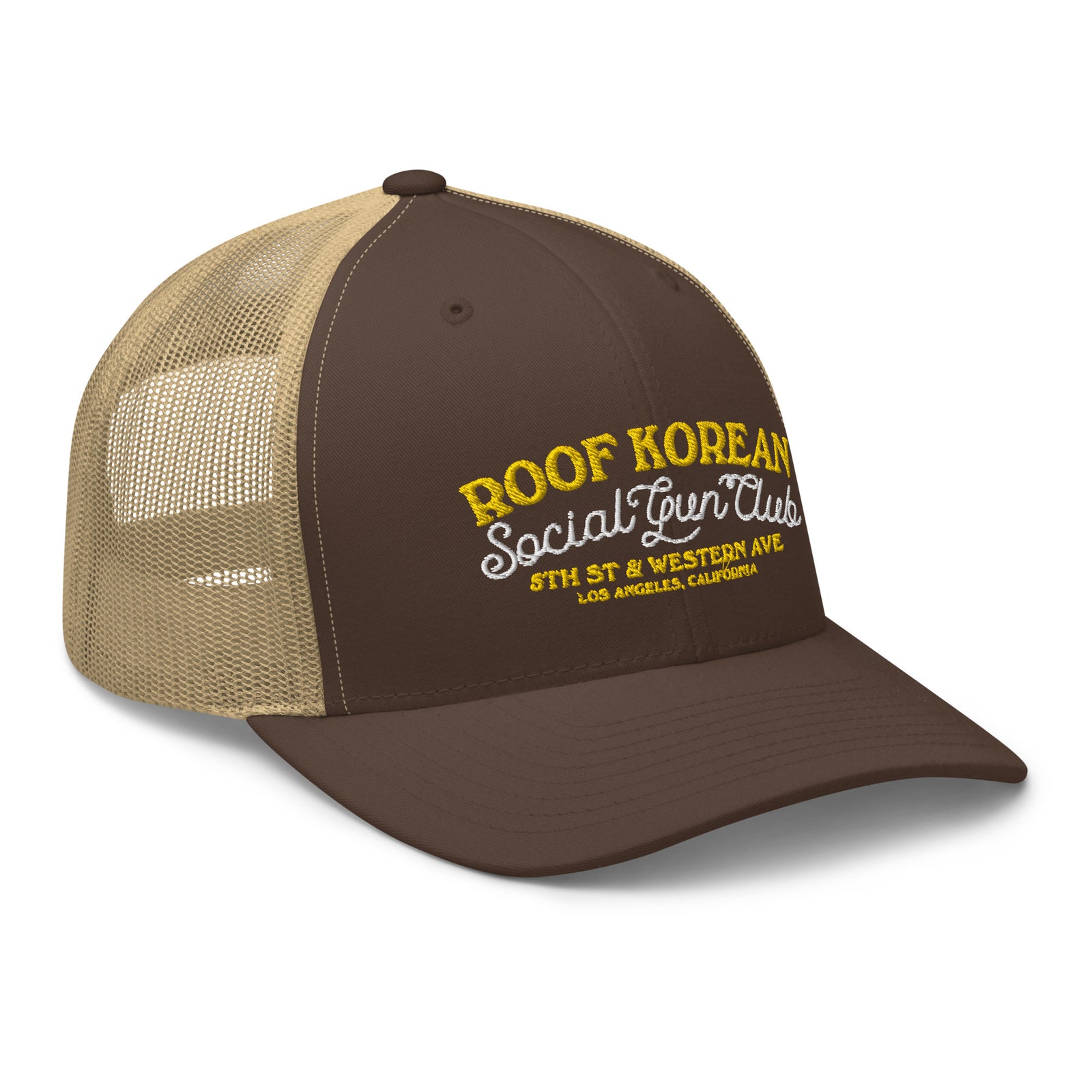 Roof Korean Social Gun Club Trucker Cap