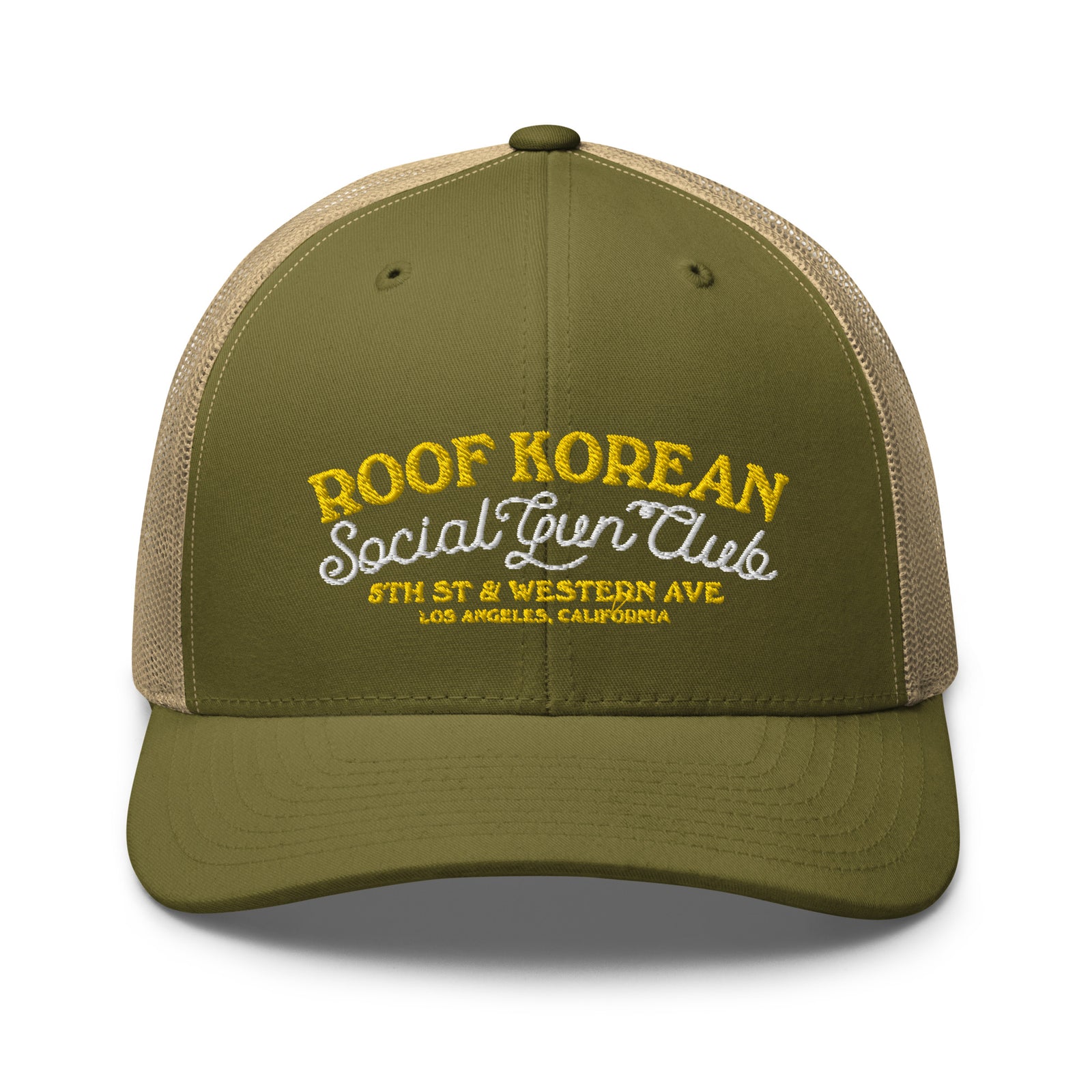 Roof Korean Social Gun Club Trucker Cap