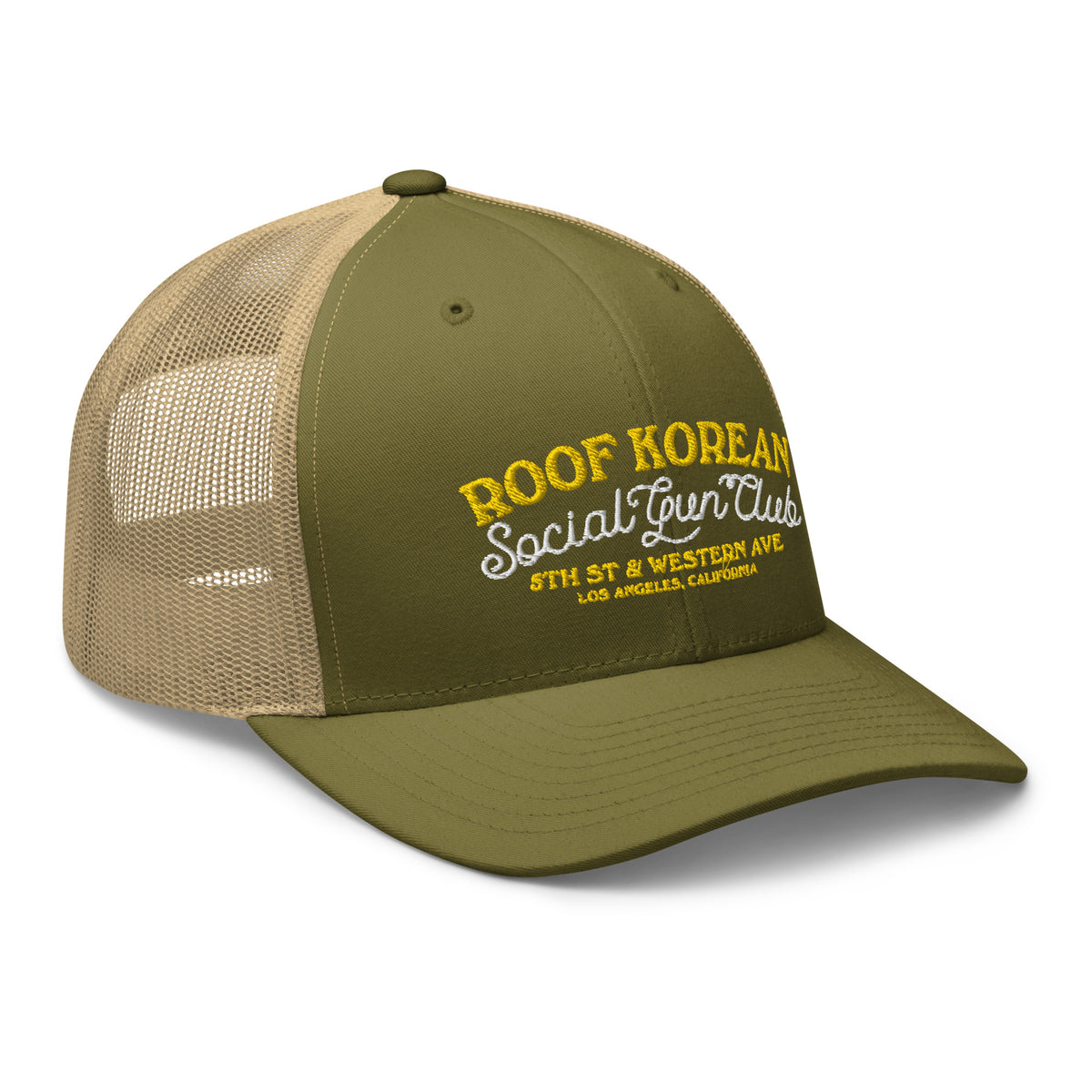 Roof Korean Social Gun Club Trucker Cap