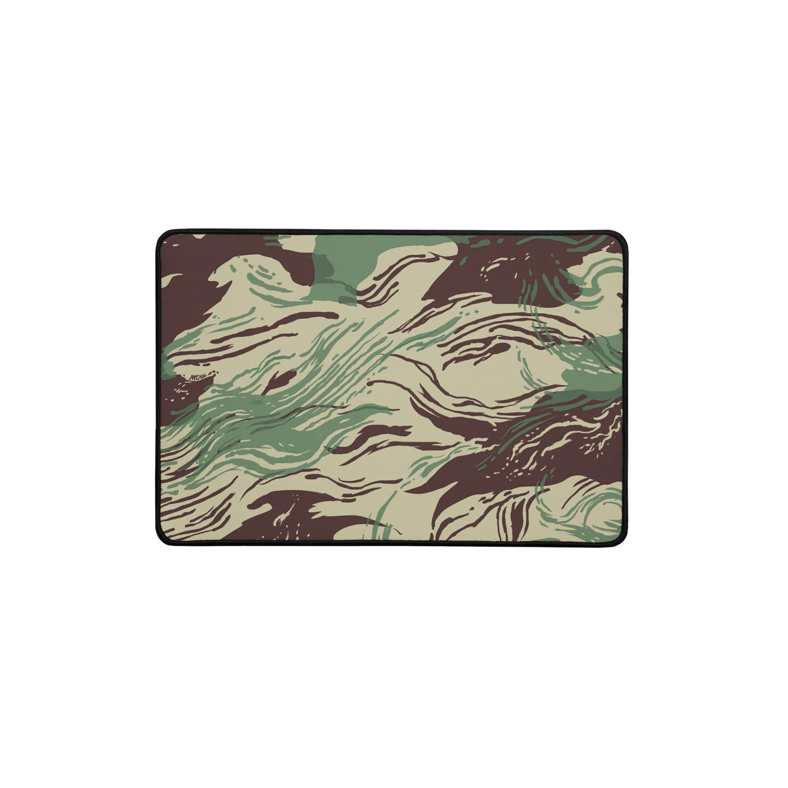 Rhodesian Brushstroke Camo Desk Mat