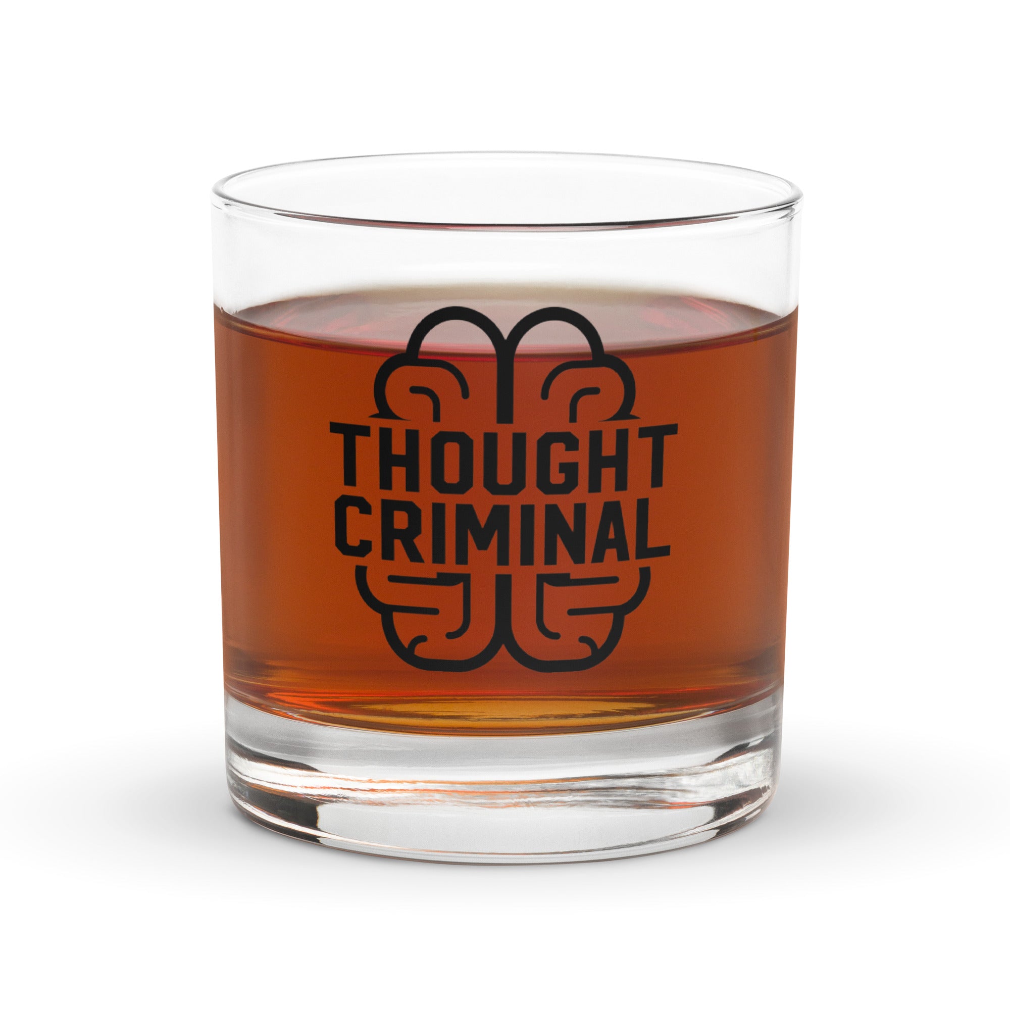 Thought Criminal Rocks Glass