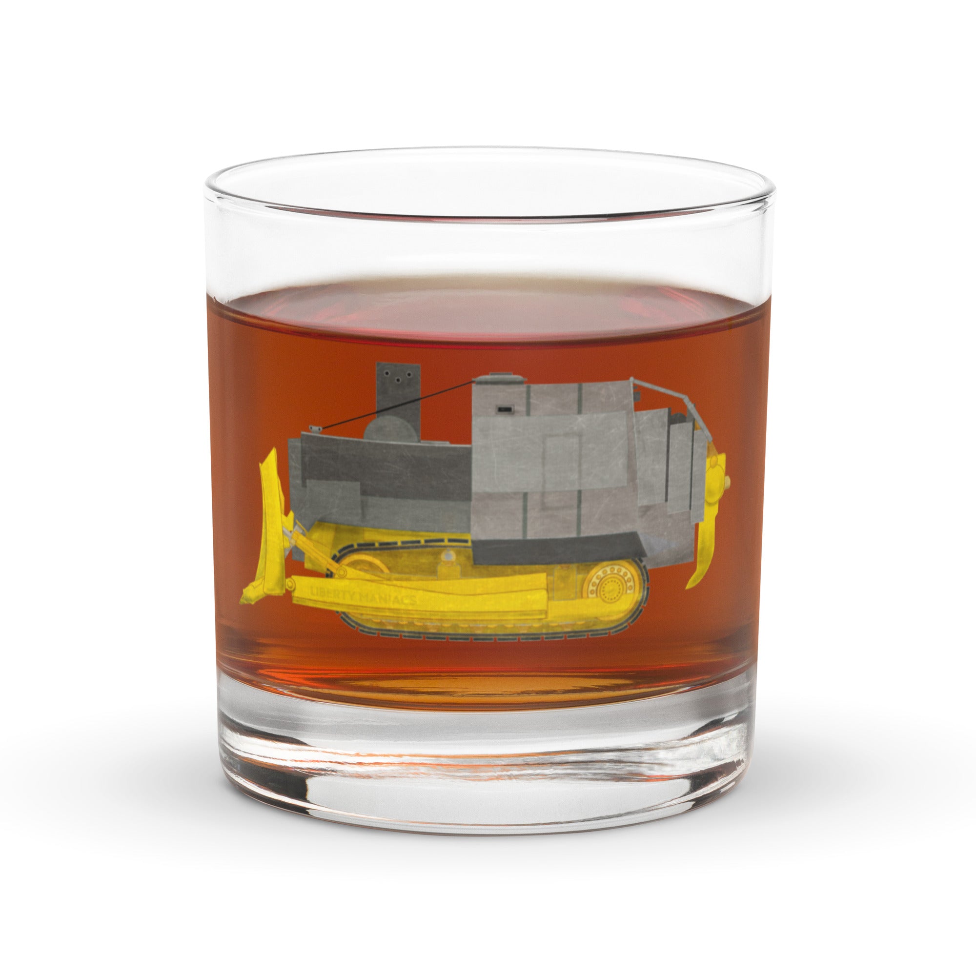 Killdozer Rocks Glass