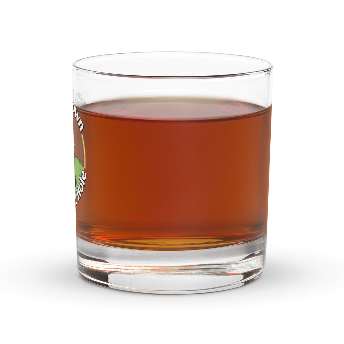 Let&#39;s Go Down the Rabbit Hole Rocks Glass