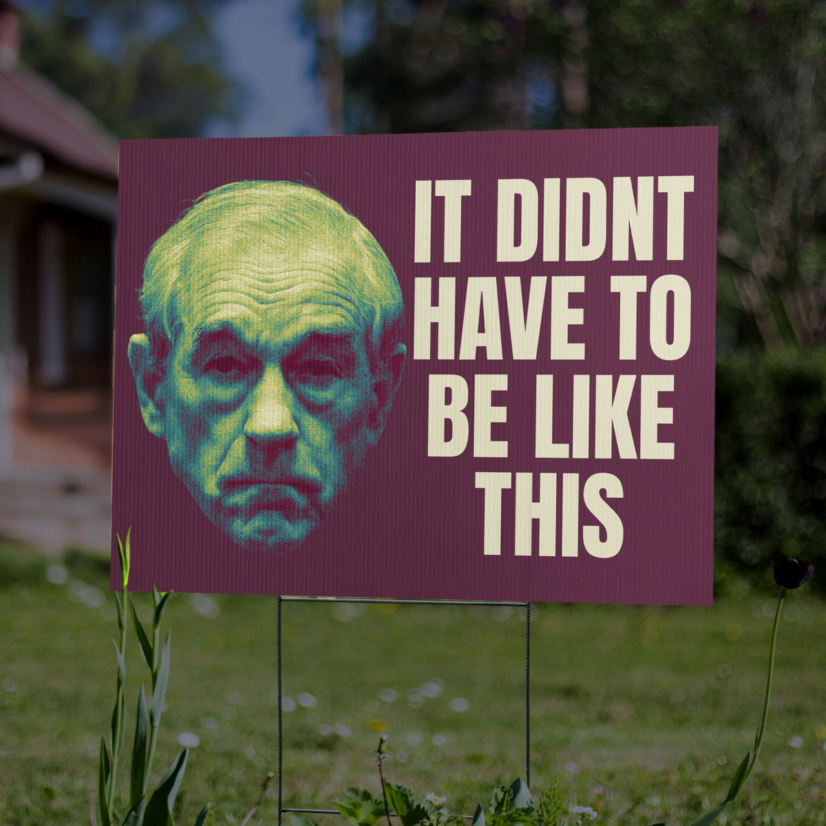 Ron Paul Doomer Yard Sign