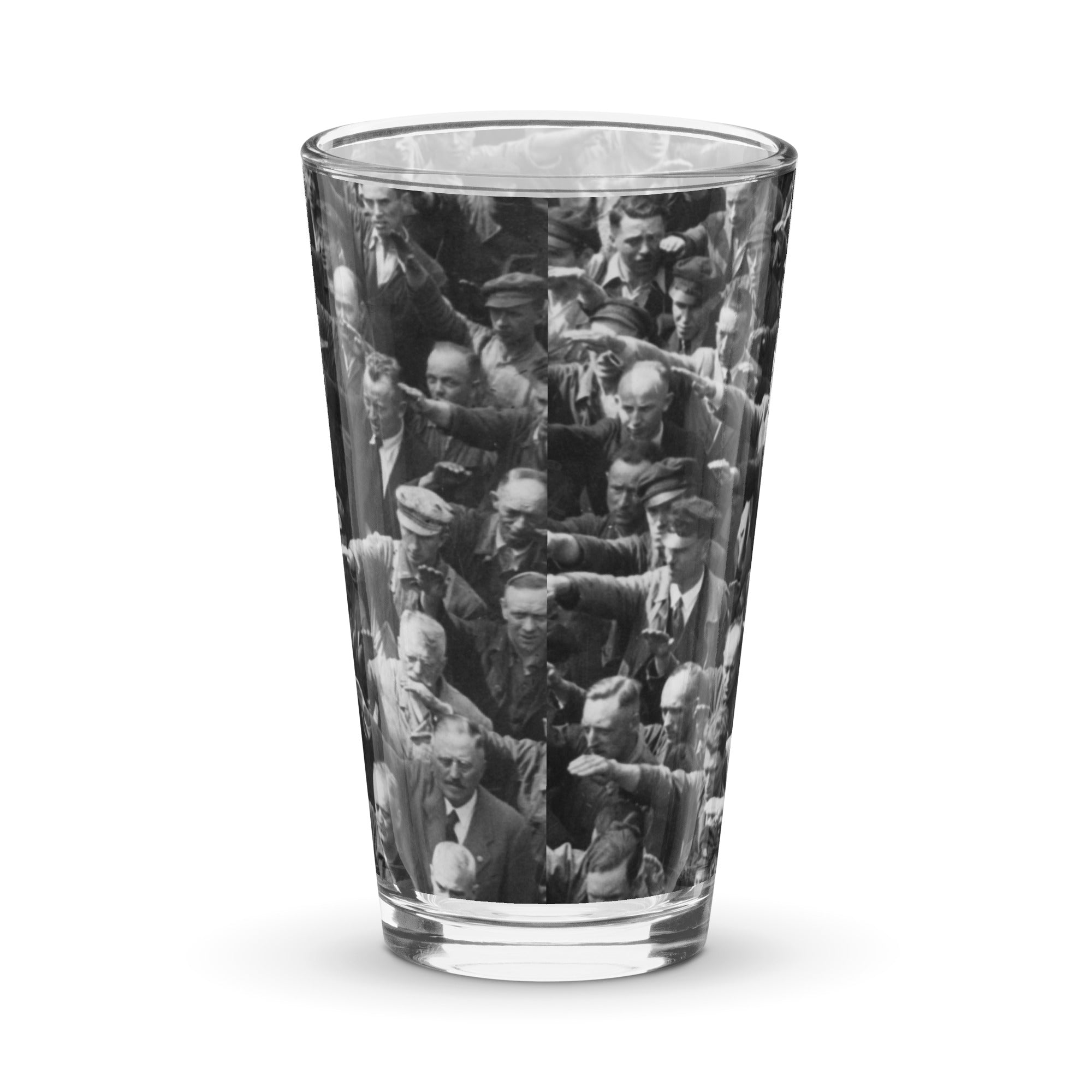 August Landmesser Courage Pint Glass