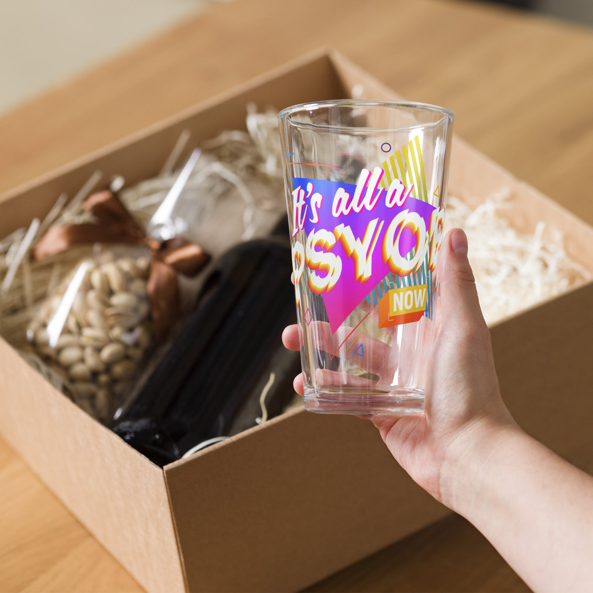 It&#39;s All A Psyop Now Shaker Pint Glass