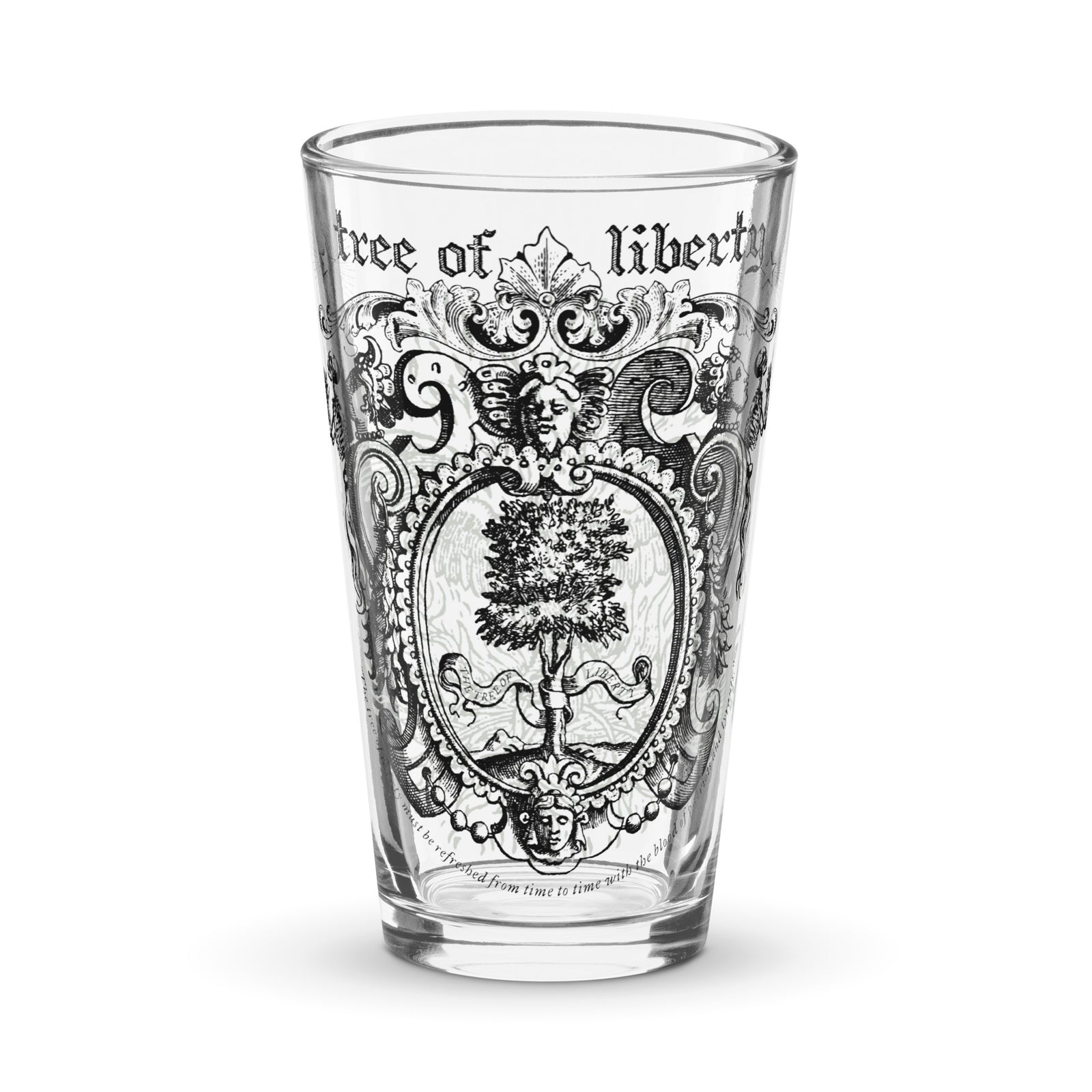 Tree of Liberty Shaker Pint Glass