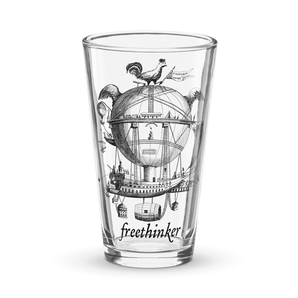 Free Thinker Shaker Pint Glass