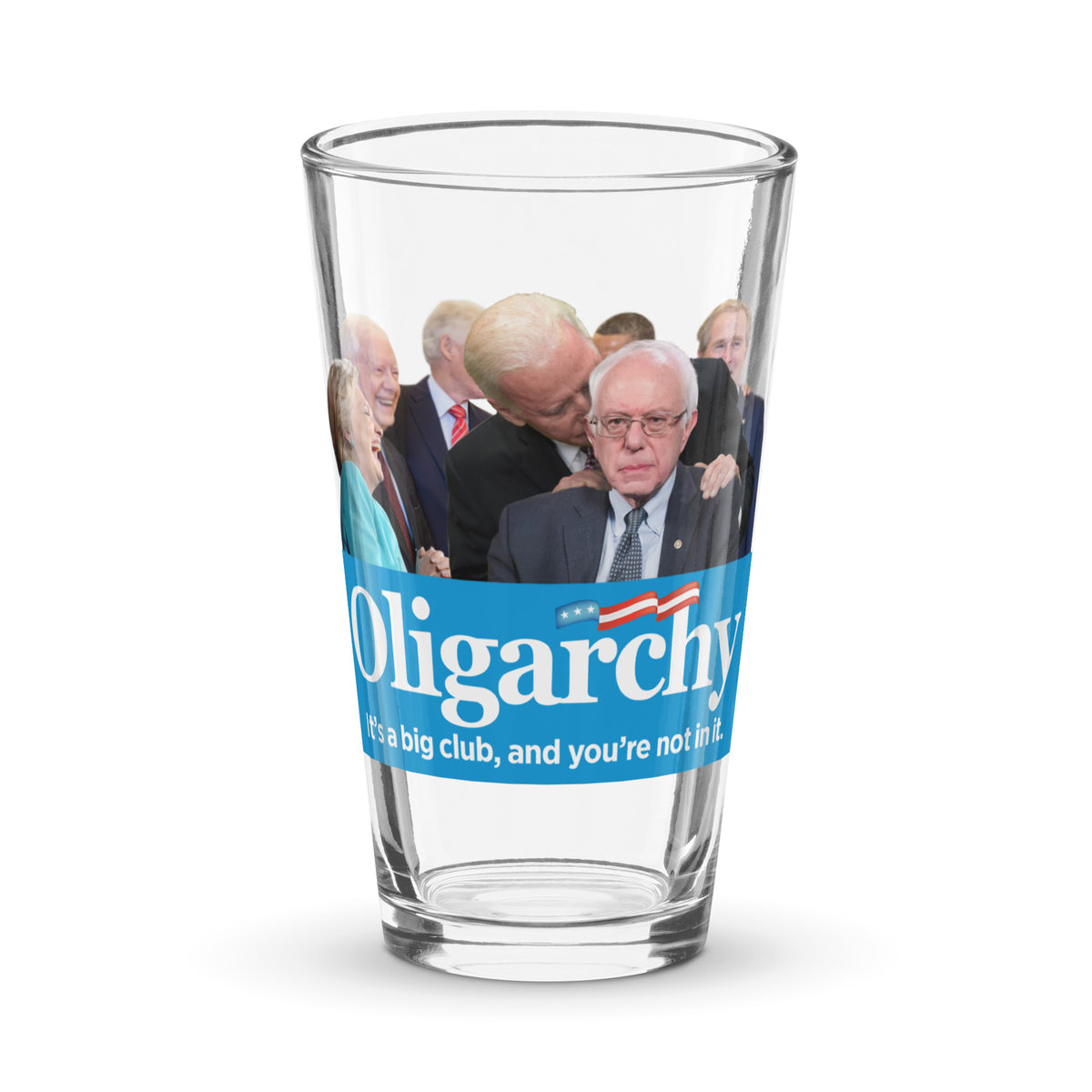 Oligarchy Big Club Shaker Pint Glass