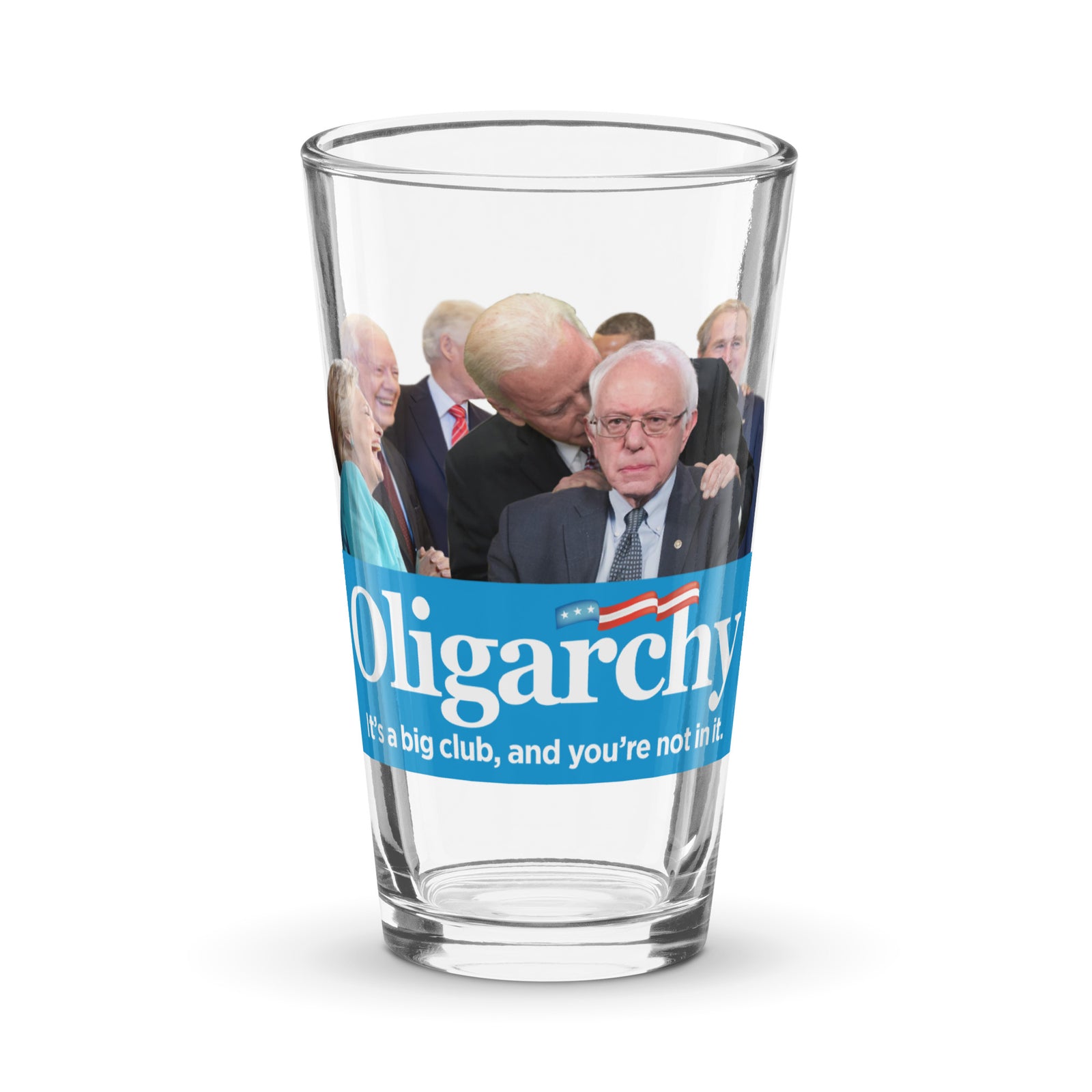 Oligarchy Big Club Shaker Pint Glass