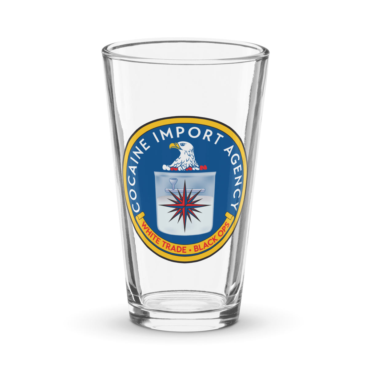 CIA Shaker Pint Glass