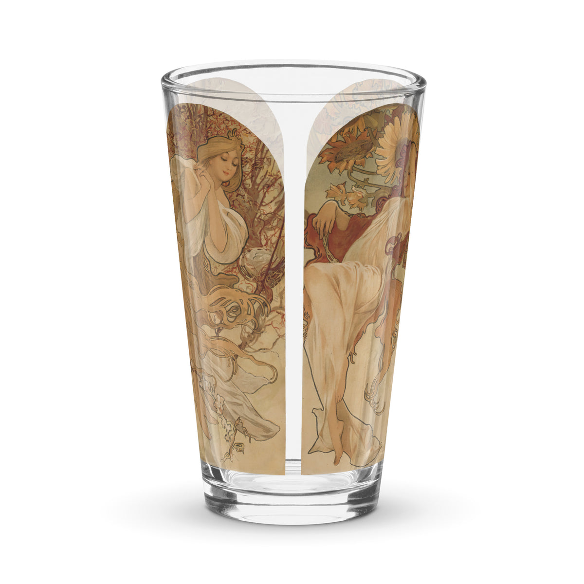Alphonse Mucha &quot;The Seasons&quot; Pint Glass